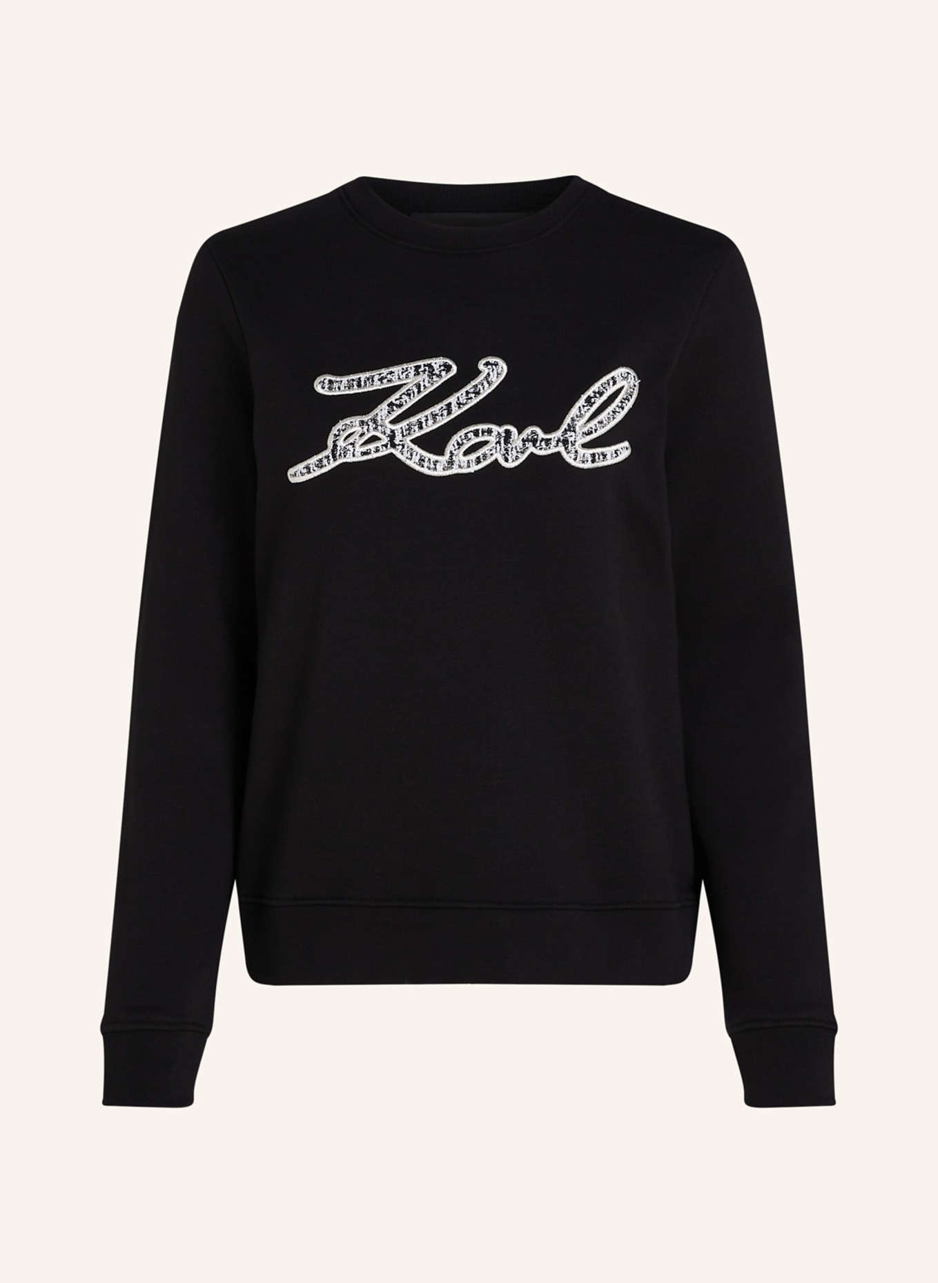 KARL LAGERFELD Sweatshirt, Farbe: SCHWARZ (Bild 1)