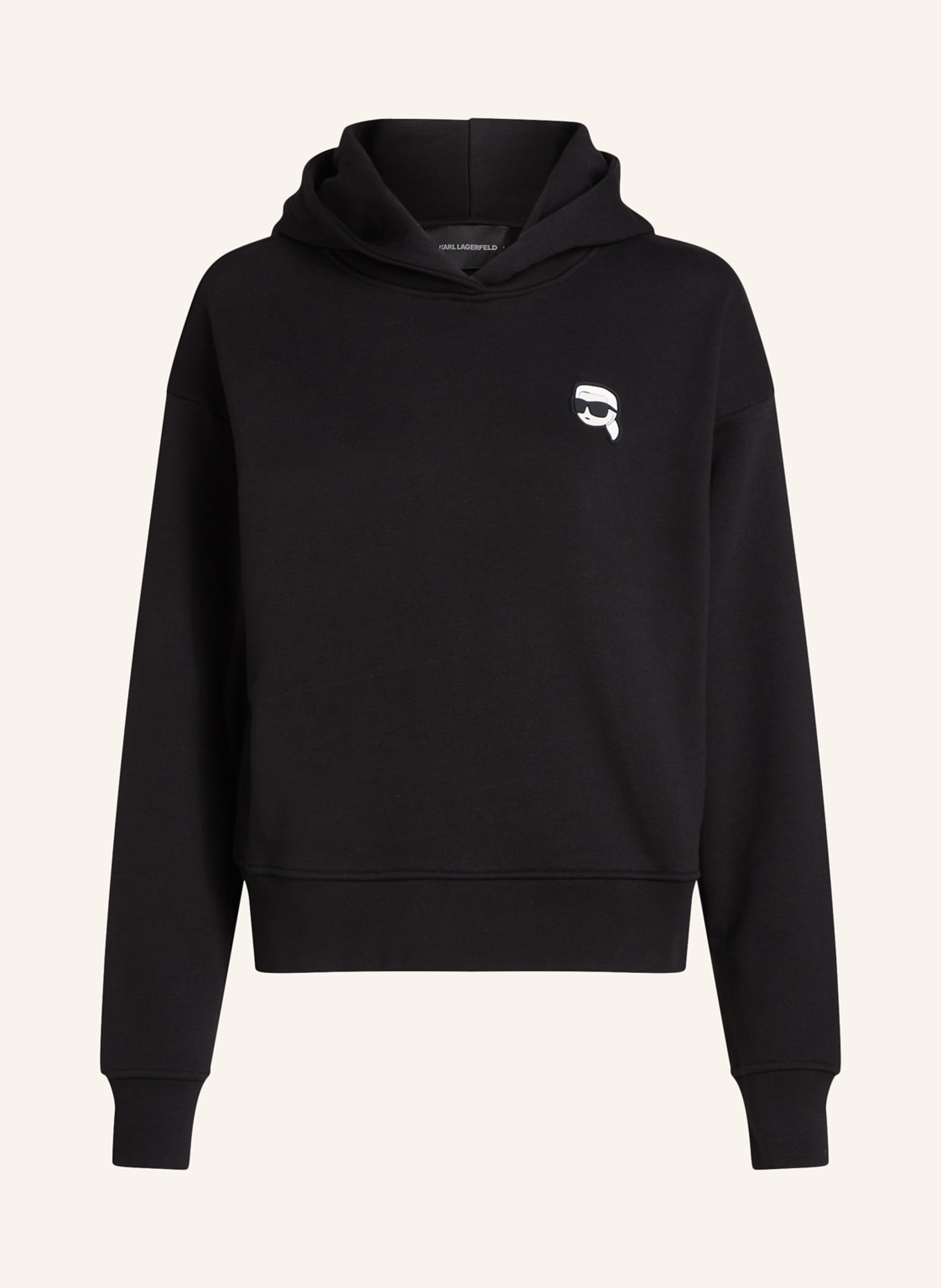 KARL LAGERFELD Hoodie, Farbe: SCHWARZ (Bild 1)