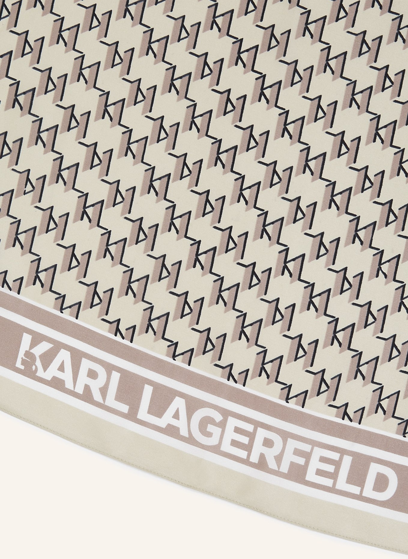 KARL LAGERFELD Schal, Farbe: GRAU/ SCHWARZ (Bild 4)