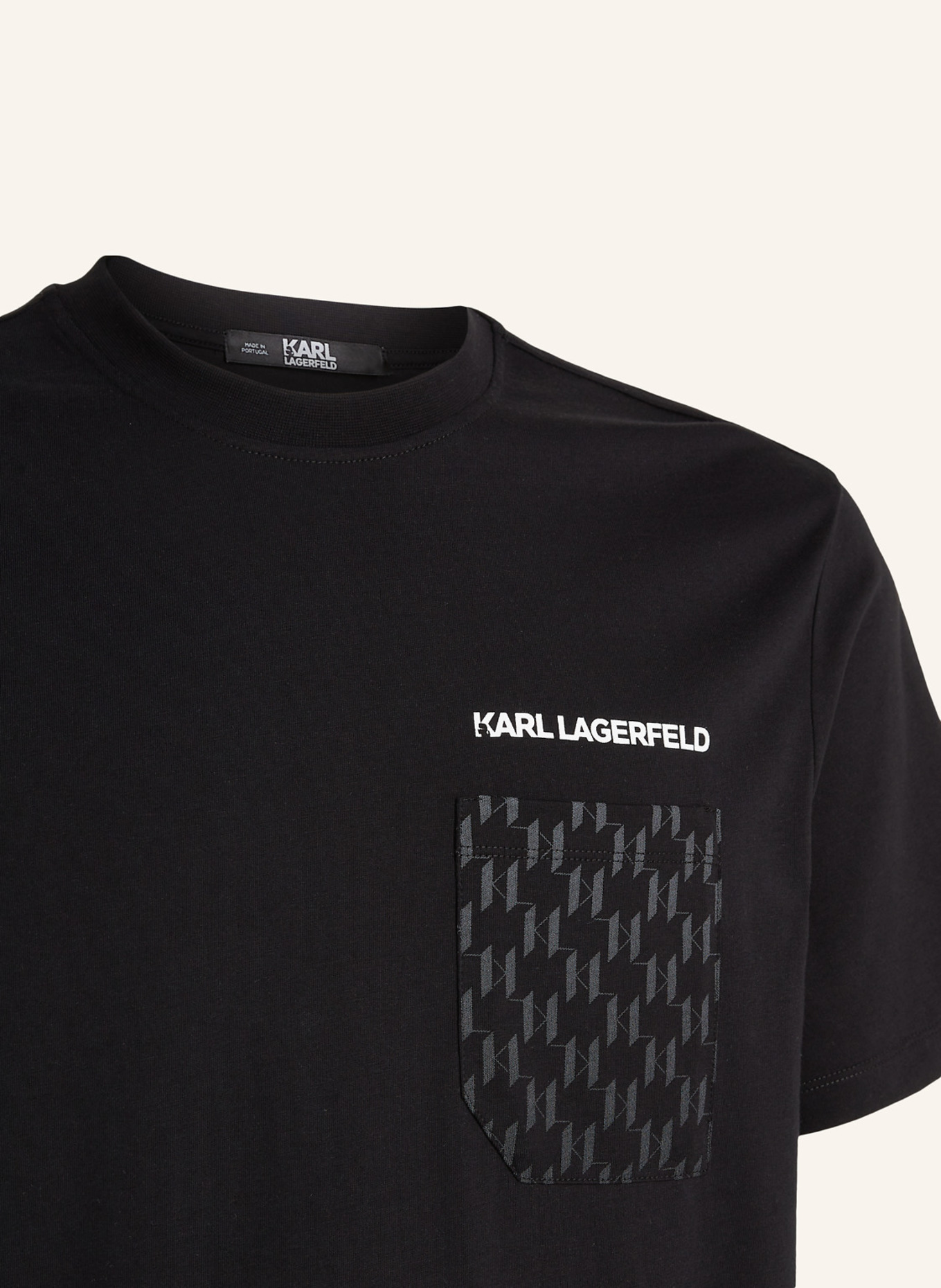 KARL LAGERFELD T-shirt, Farbe: SCHWARZ (Bild 3)