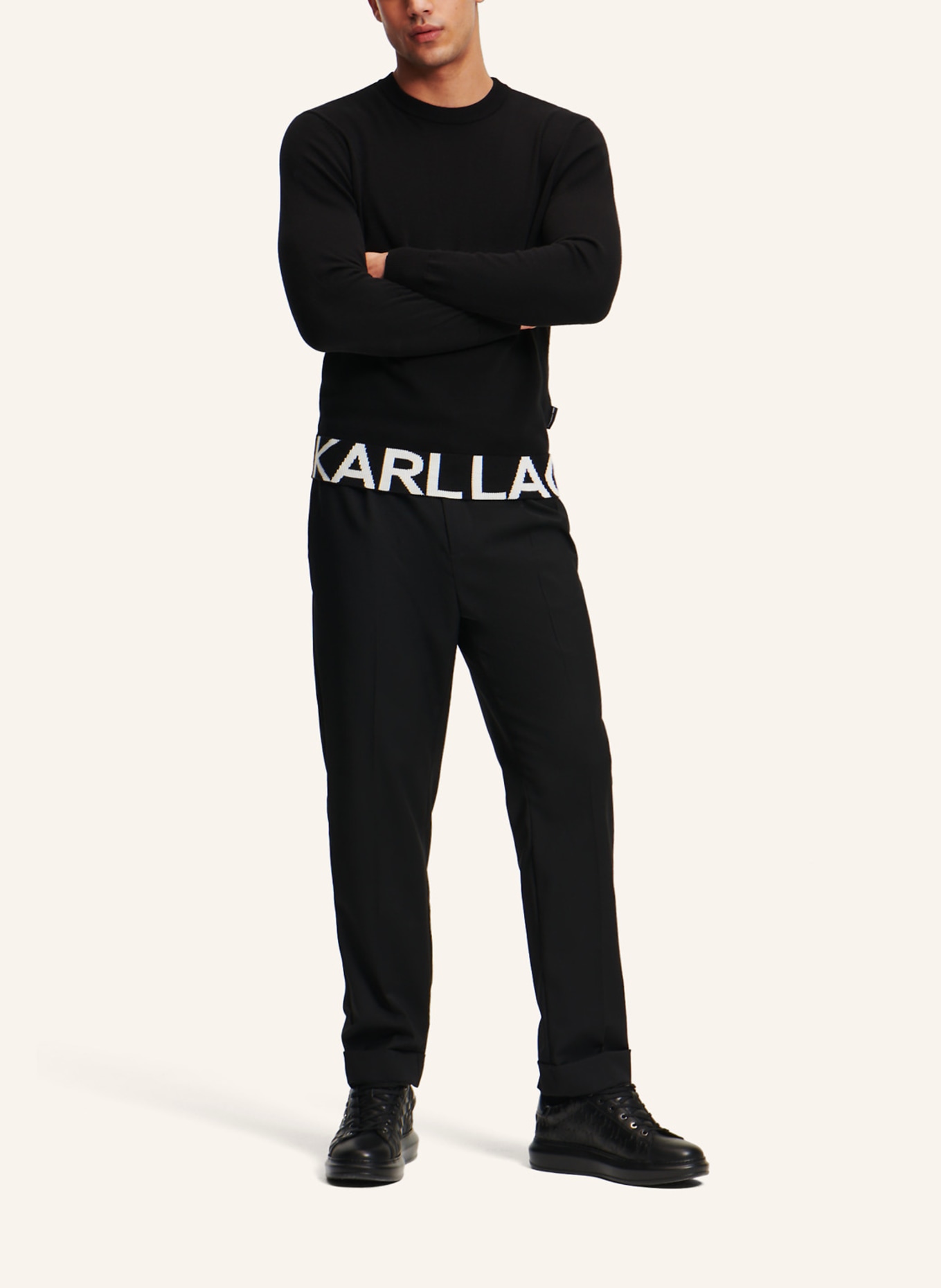 KARL LAGERFELD Sweatshirt, Farbe: SCHWARZ (Bild 3)