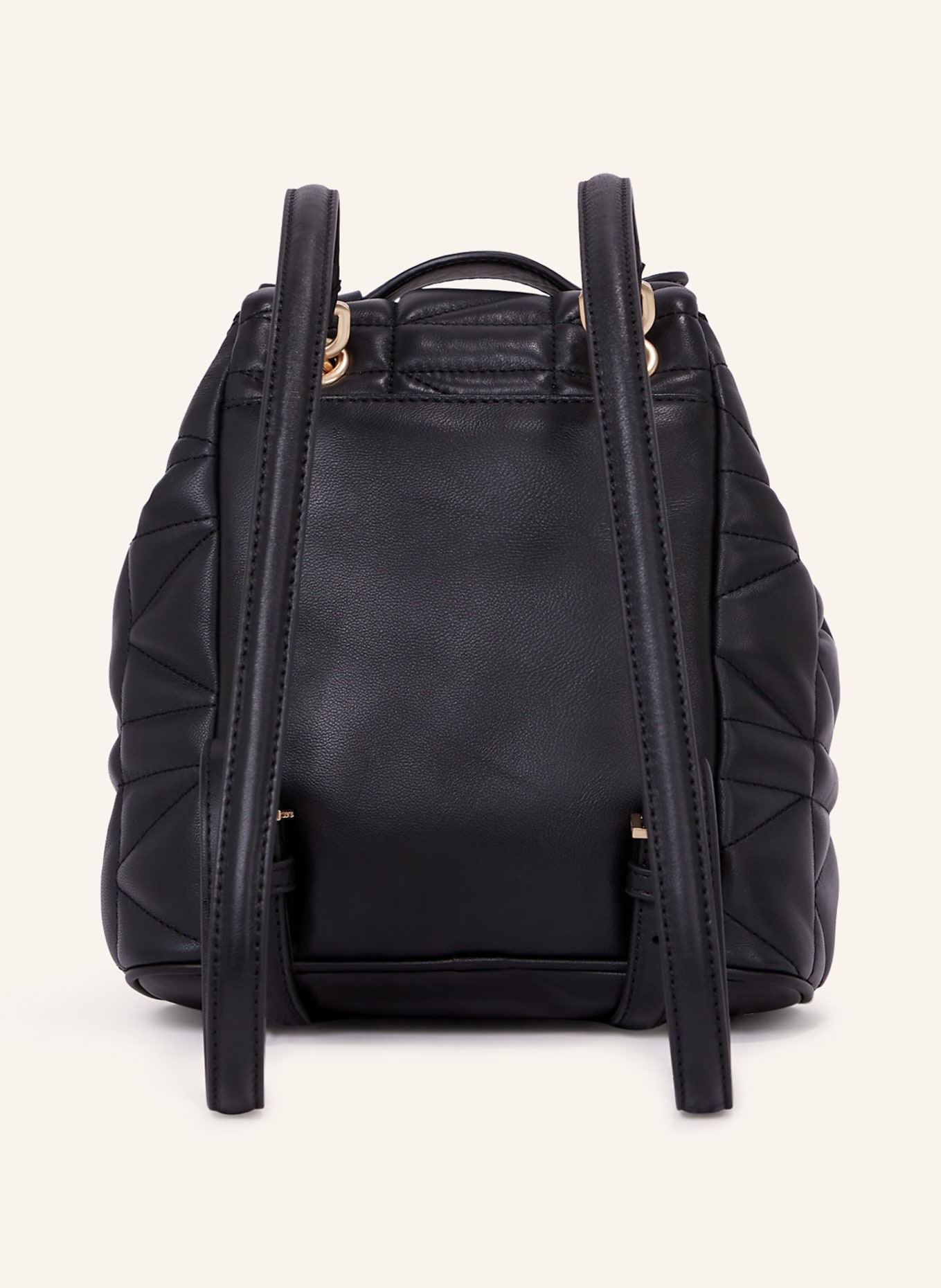 KARL LAGERFELD K/KUILT KLEINER RUCKSACK: SCHWARZ