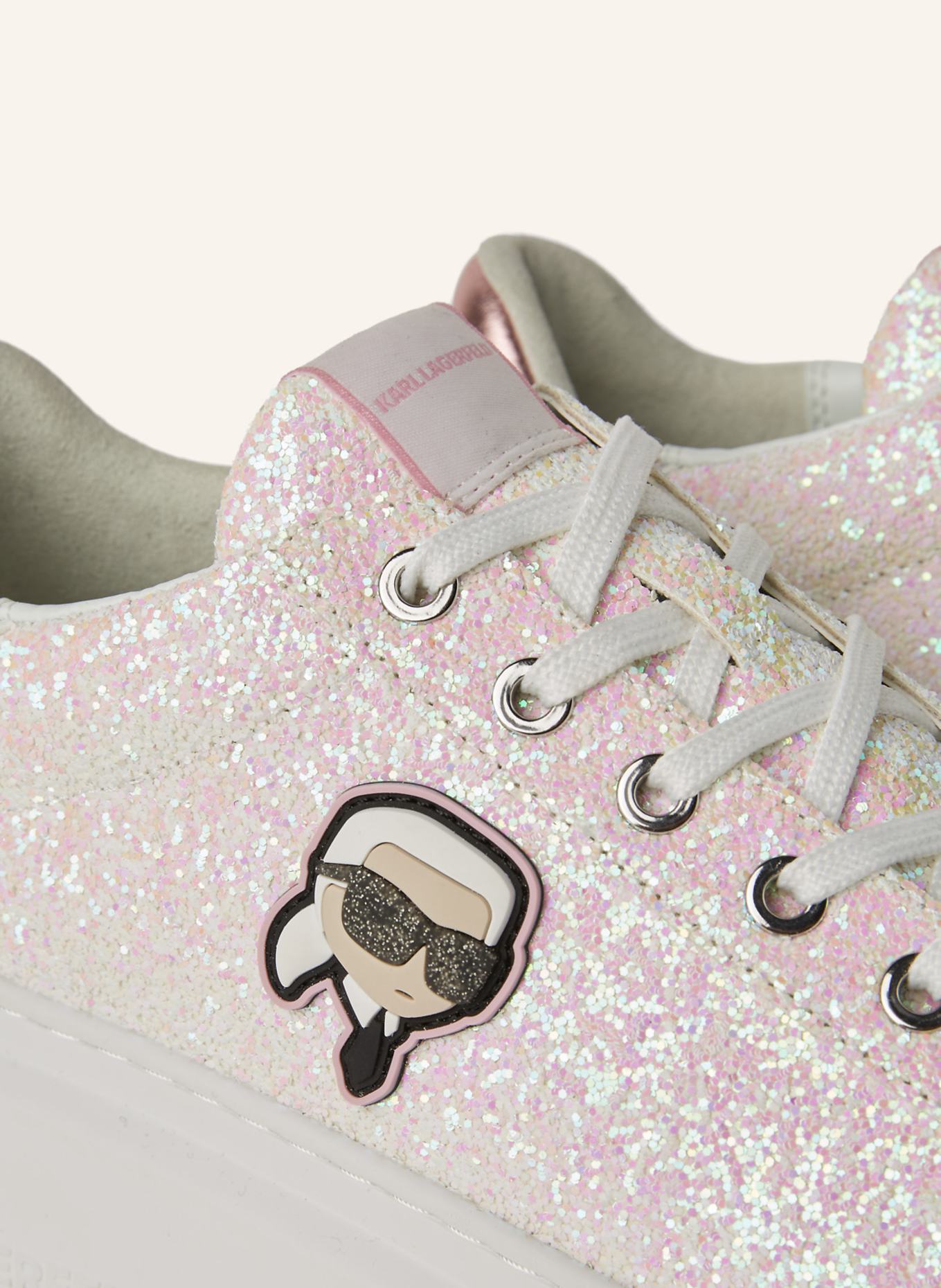 KARL LAGERFELD Sneaker, Farbe: WEISS/ PINK (Bild 4)