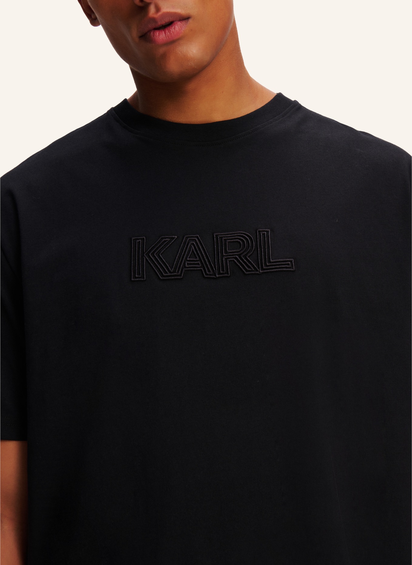 KARL LAGERFELD T-shirt, Farbe: SCHWARZ (Bild 4)