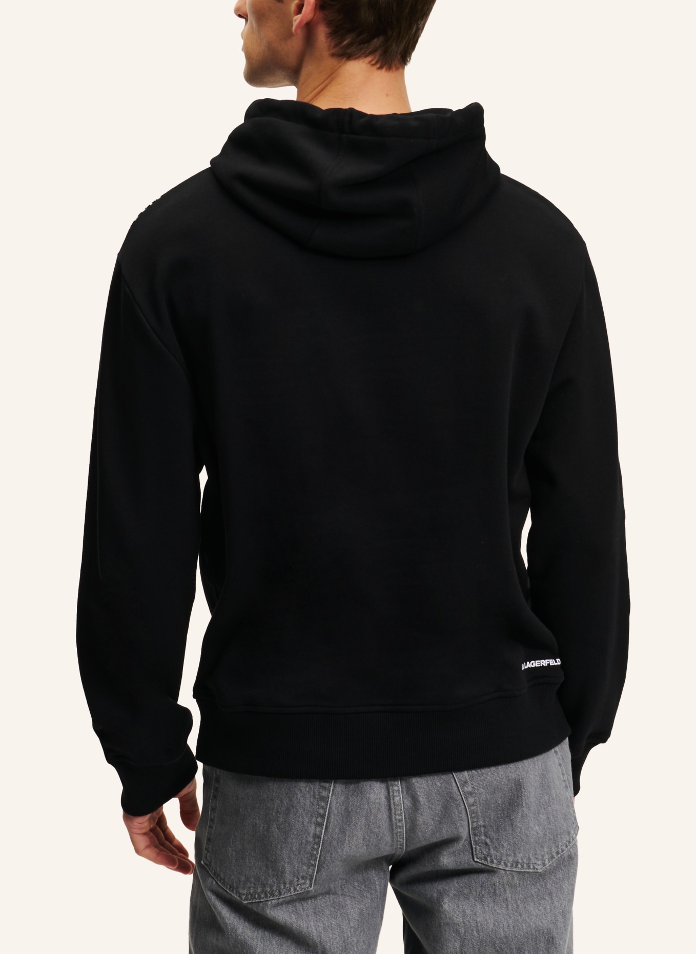 KARL LAGERFELD Hoodie, Farbe: SCHWARZ (Bild 2)