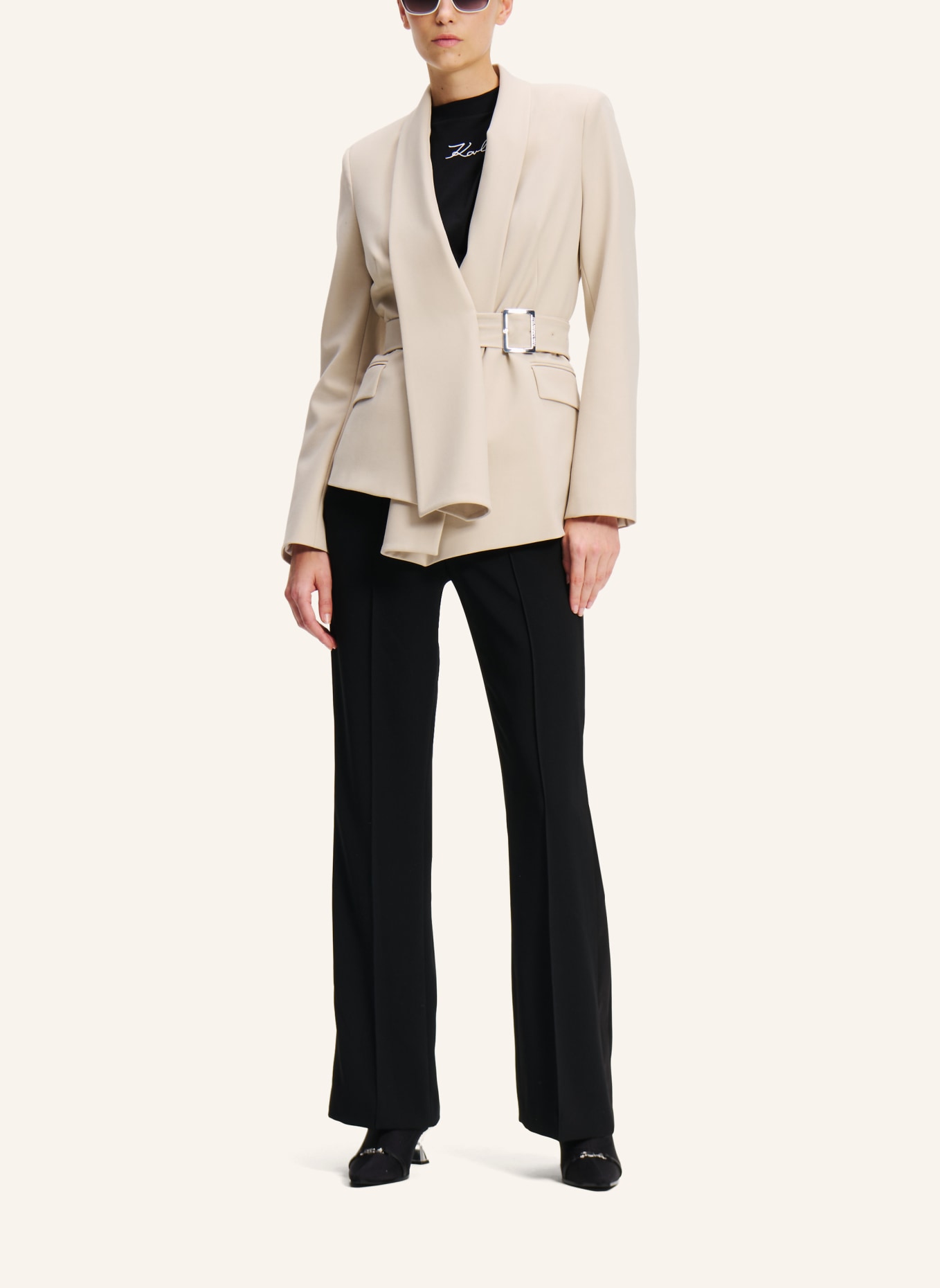 KARL LAGERFELD Blazer, Farbe: BEIGE (Bild 3)