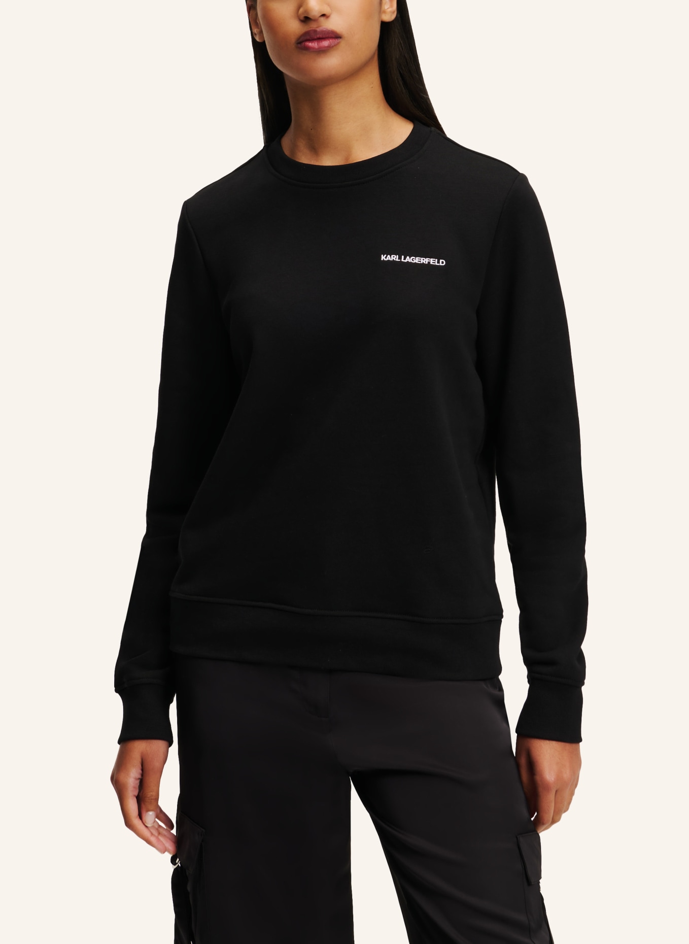 KARL LAGERFELD Sweatshirt, Farbe: SCHWARZ (Bild 5)