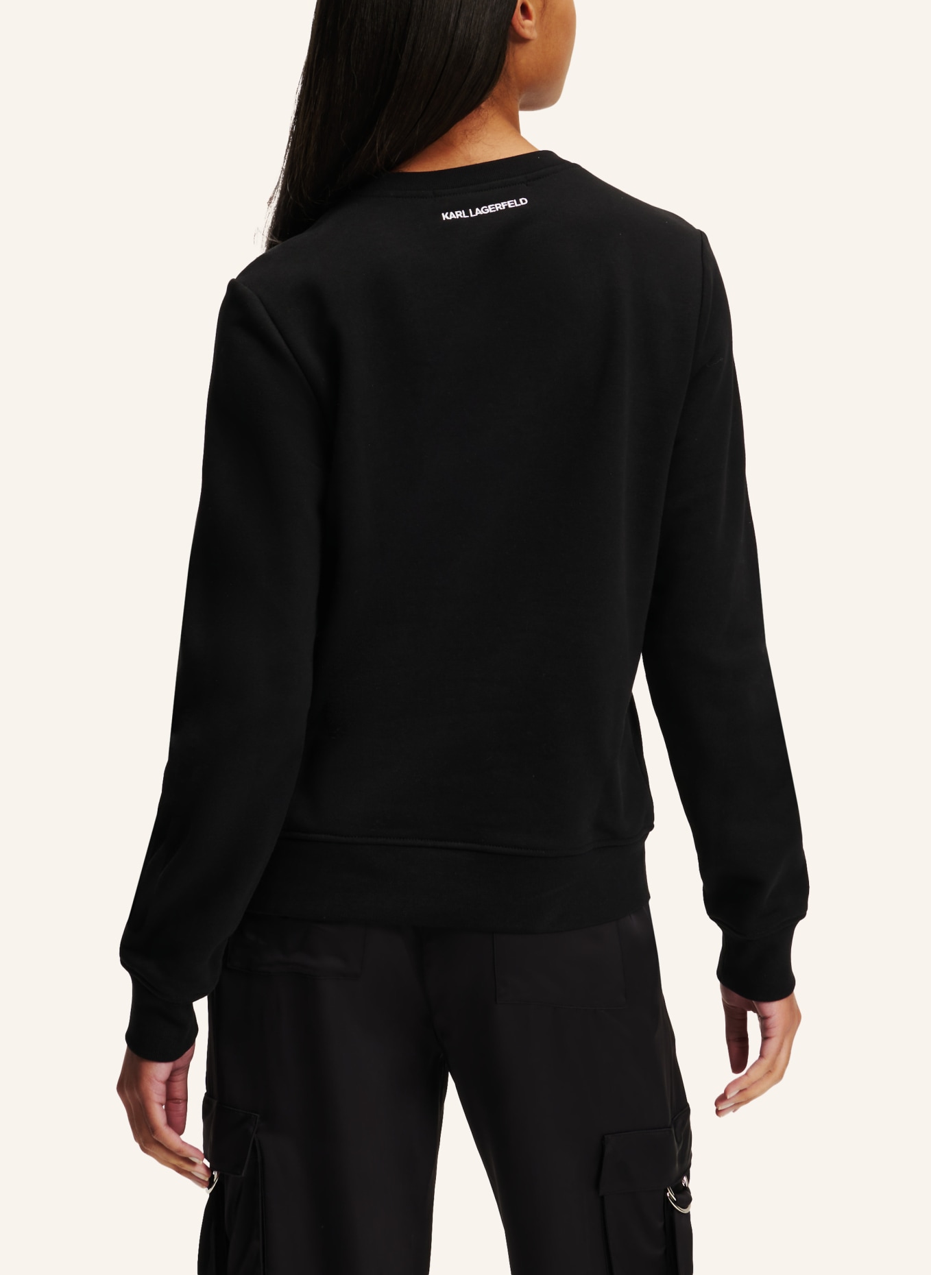 KARL LAGERFELD Sweatshirt, Farbe: SCHWARZ (Bild 2)