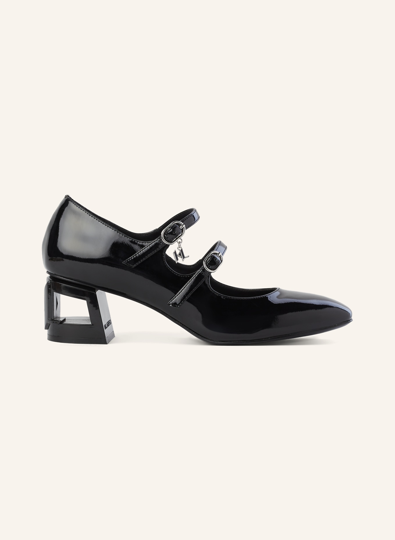 KARL LAGERFELD Pumps, Farbe: SCHWARZ (Bild 6)