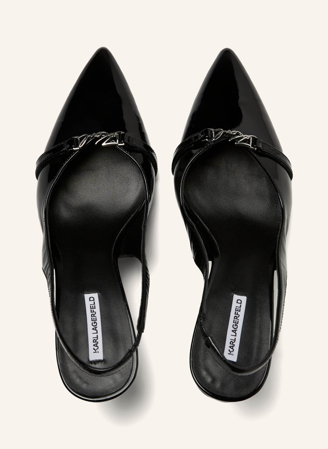 KARL LAGERFELD Pumps, Farbe: SCHWARZ (Bild 6)