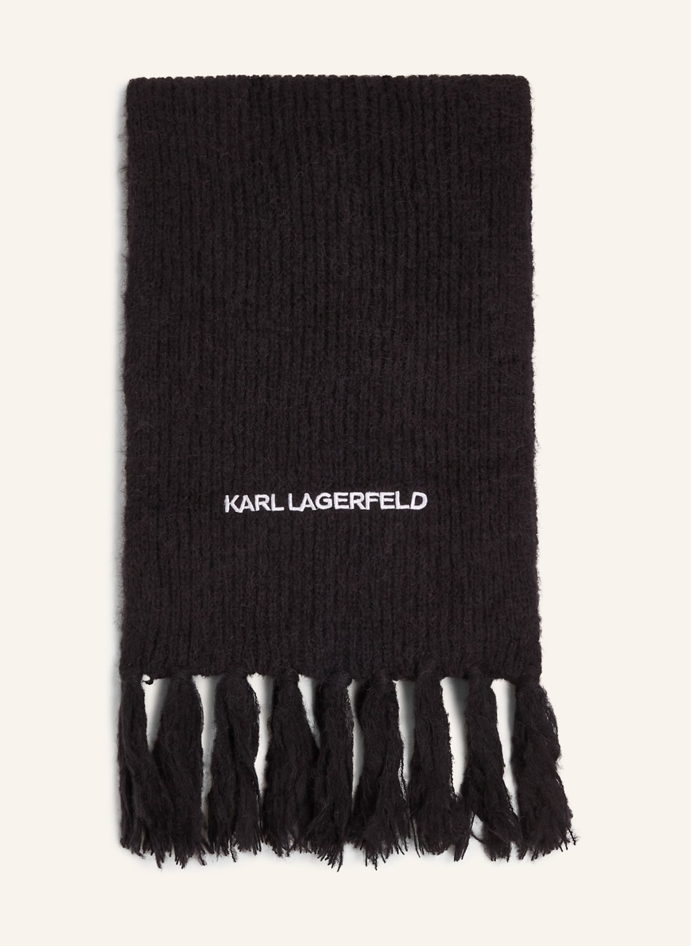 KARL LAGERFELD Schal, Farbe: SCHWARZ (Bild 1)