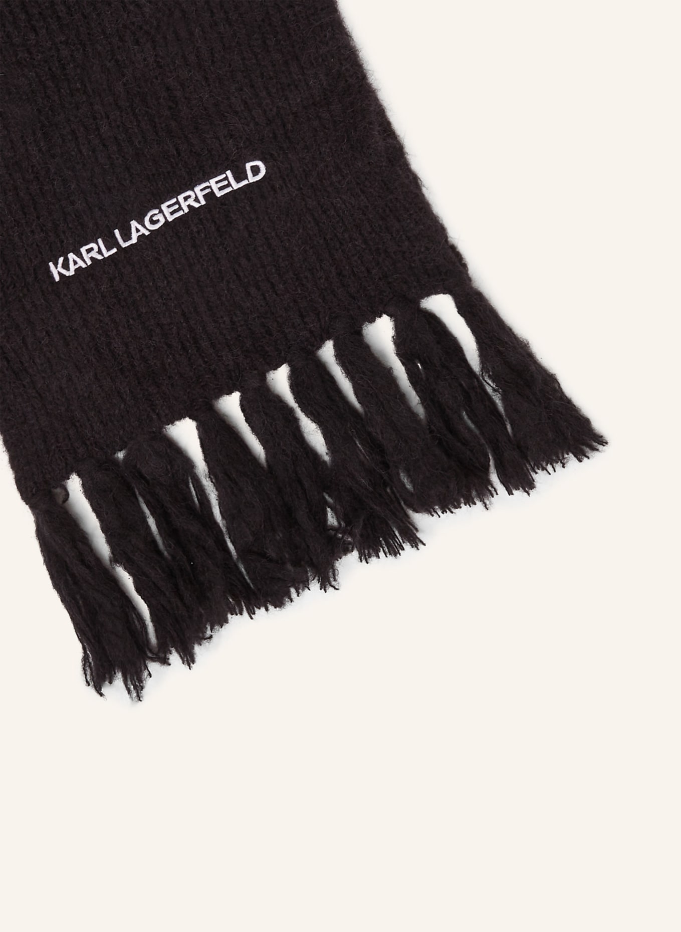 KARL LAGERFELD Schal, Farbe: SCHWARZ (Bild 4)