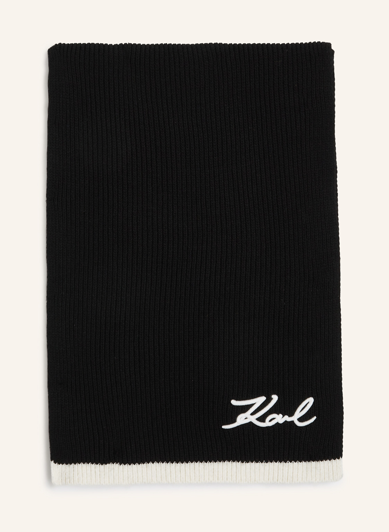 KARL LAGERFELD Schal, Farbe: SCHWARZ (Bild 1)