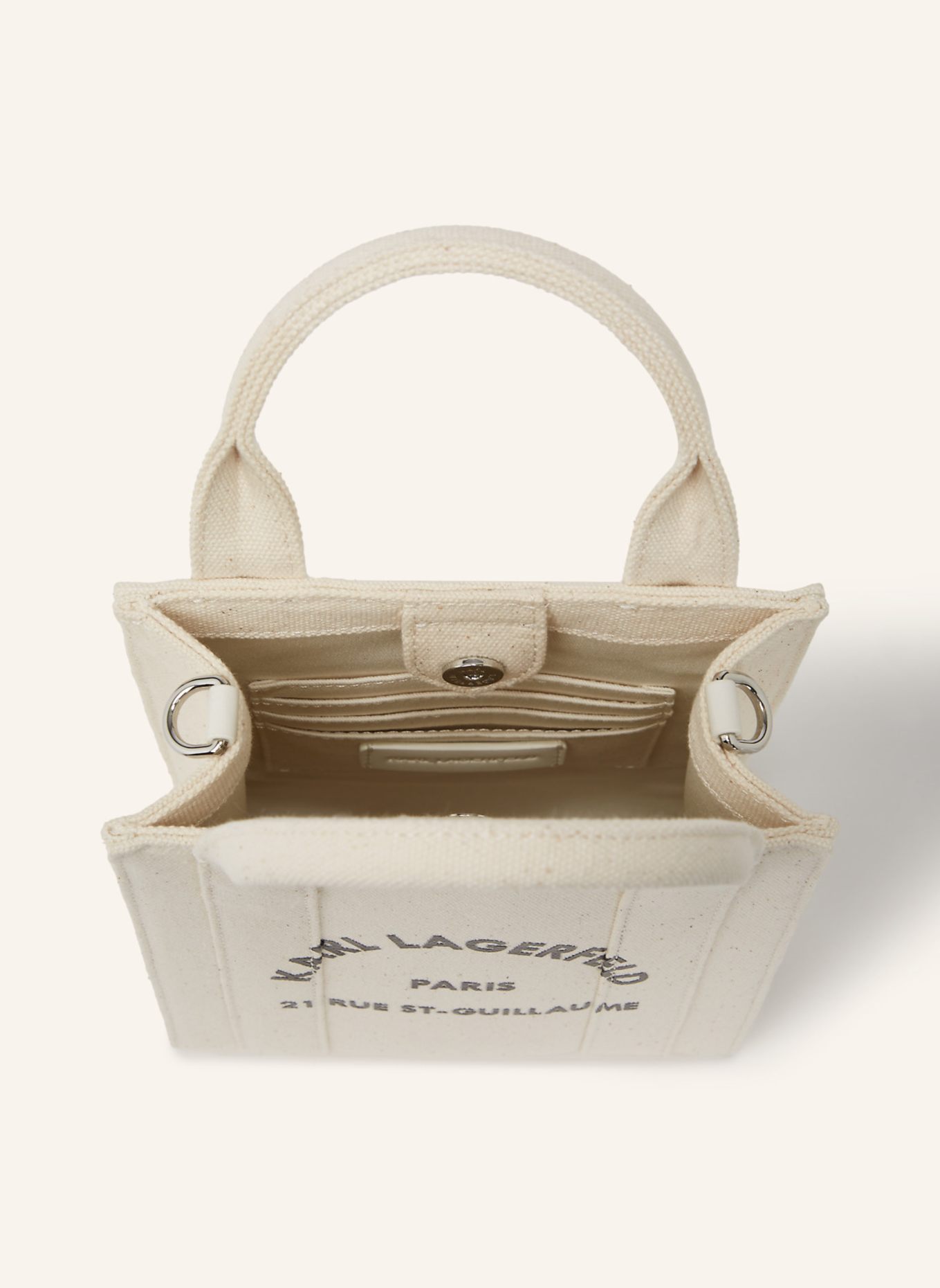 KARL LAGERFELD Shopper, Farbe: BEIGE (Bild 4)