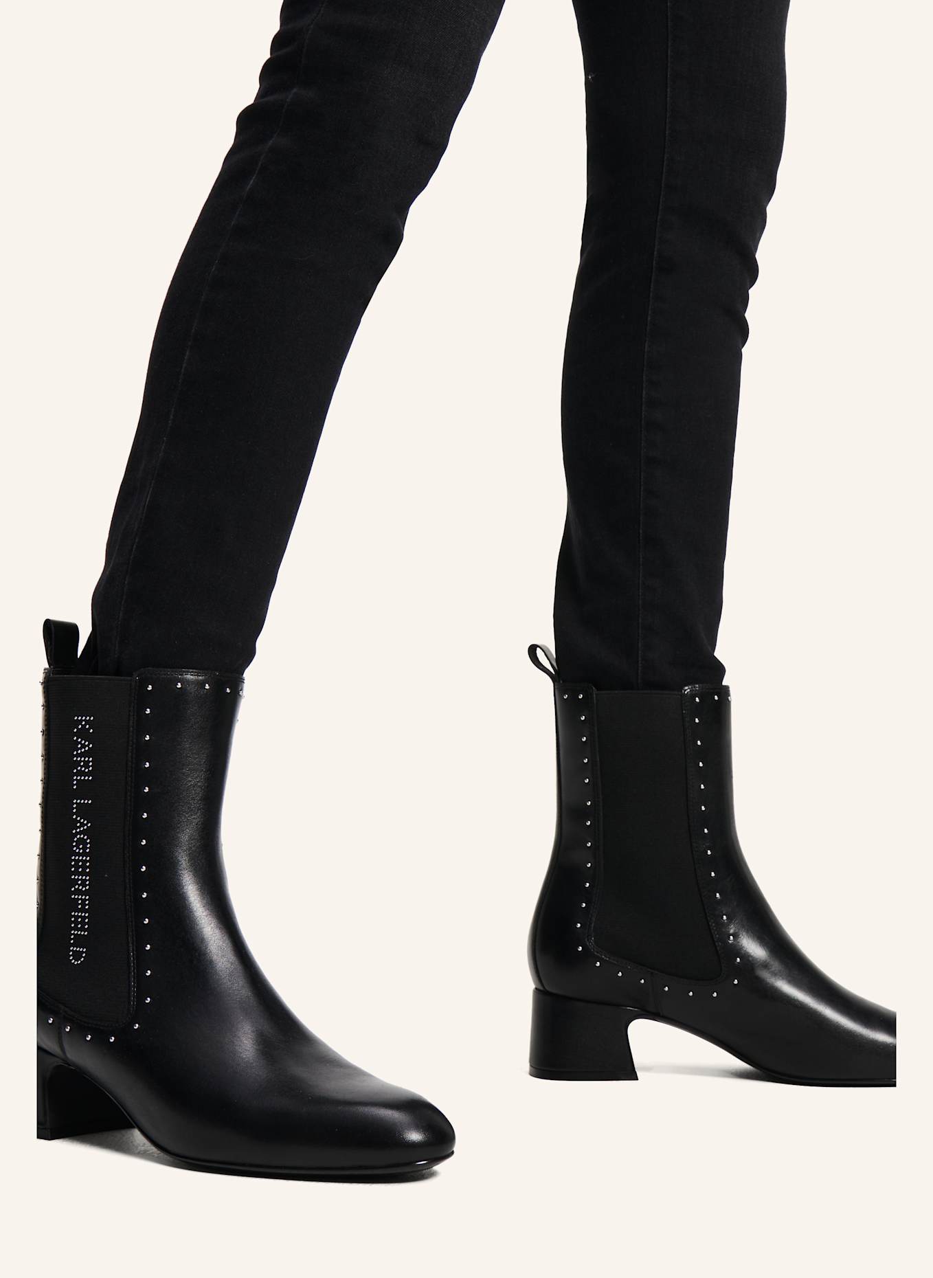 KARL LAGERFELD Stiefel, Farbe: SCHWARZ (Bild 5)