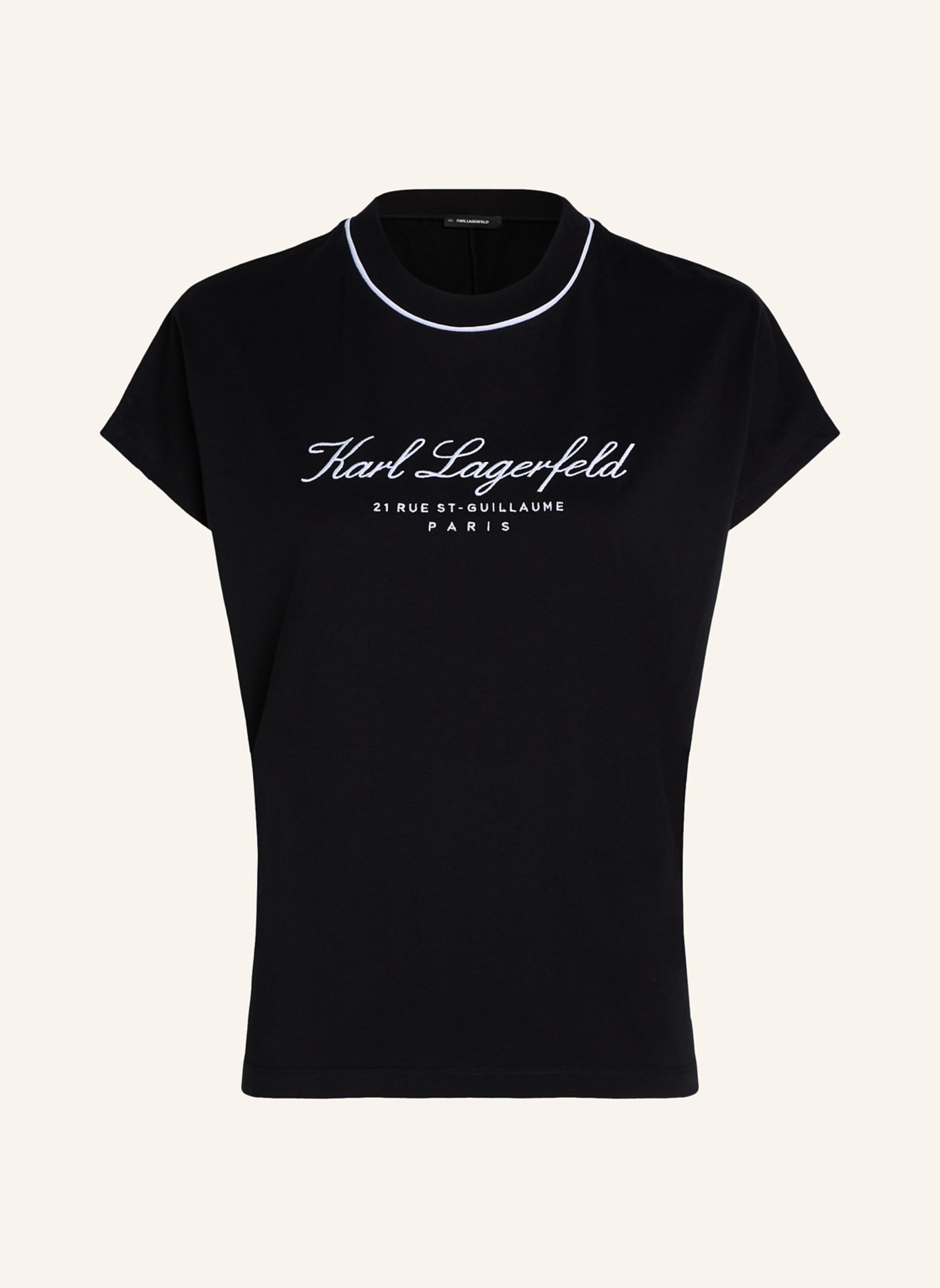 KARL LAGERFELD Top, Farbe: SCHWARZ (Bild 1)