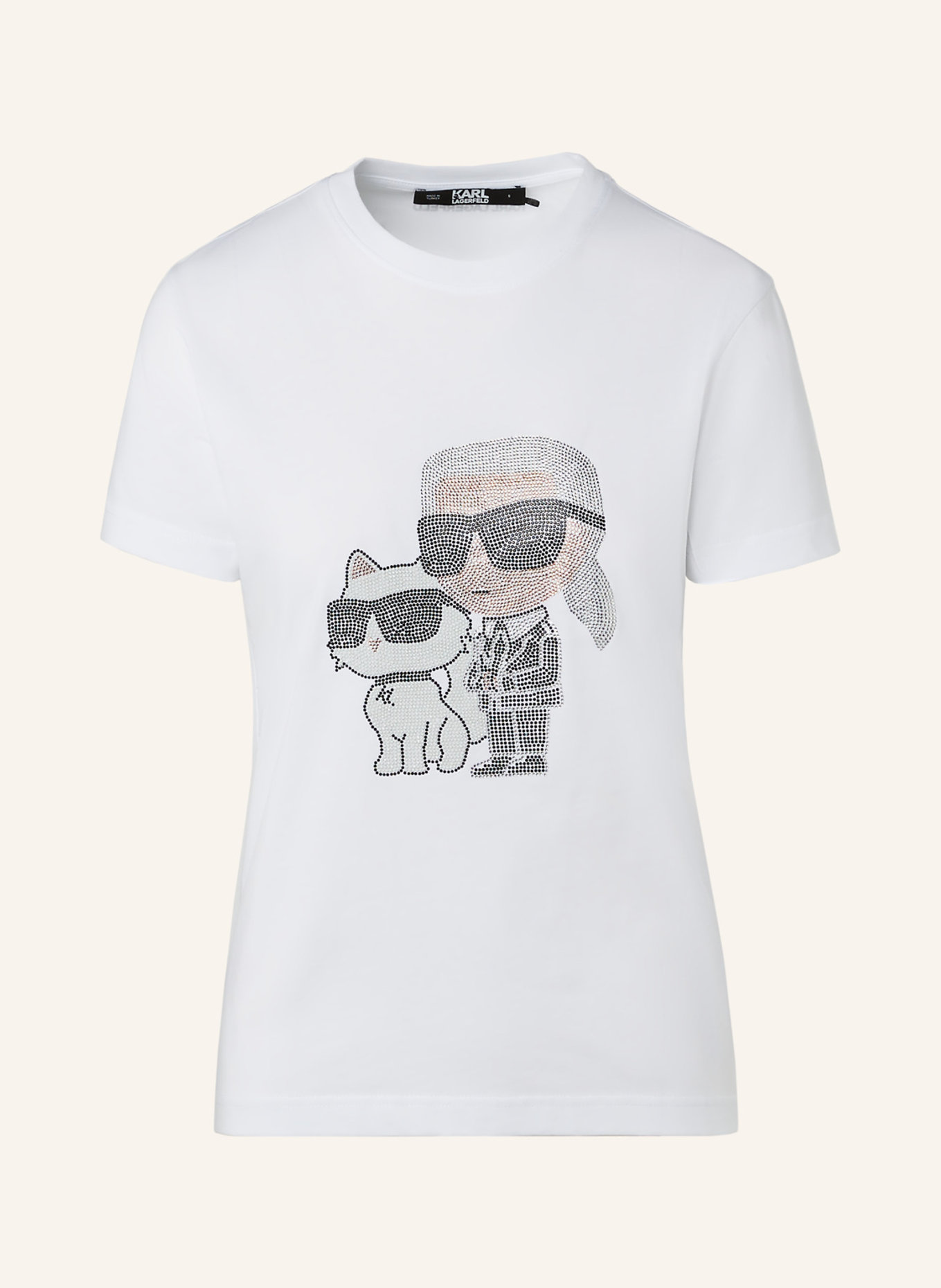 KARL LAGERFELD T-shirt, Farbe: WEISS (Bild 1)