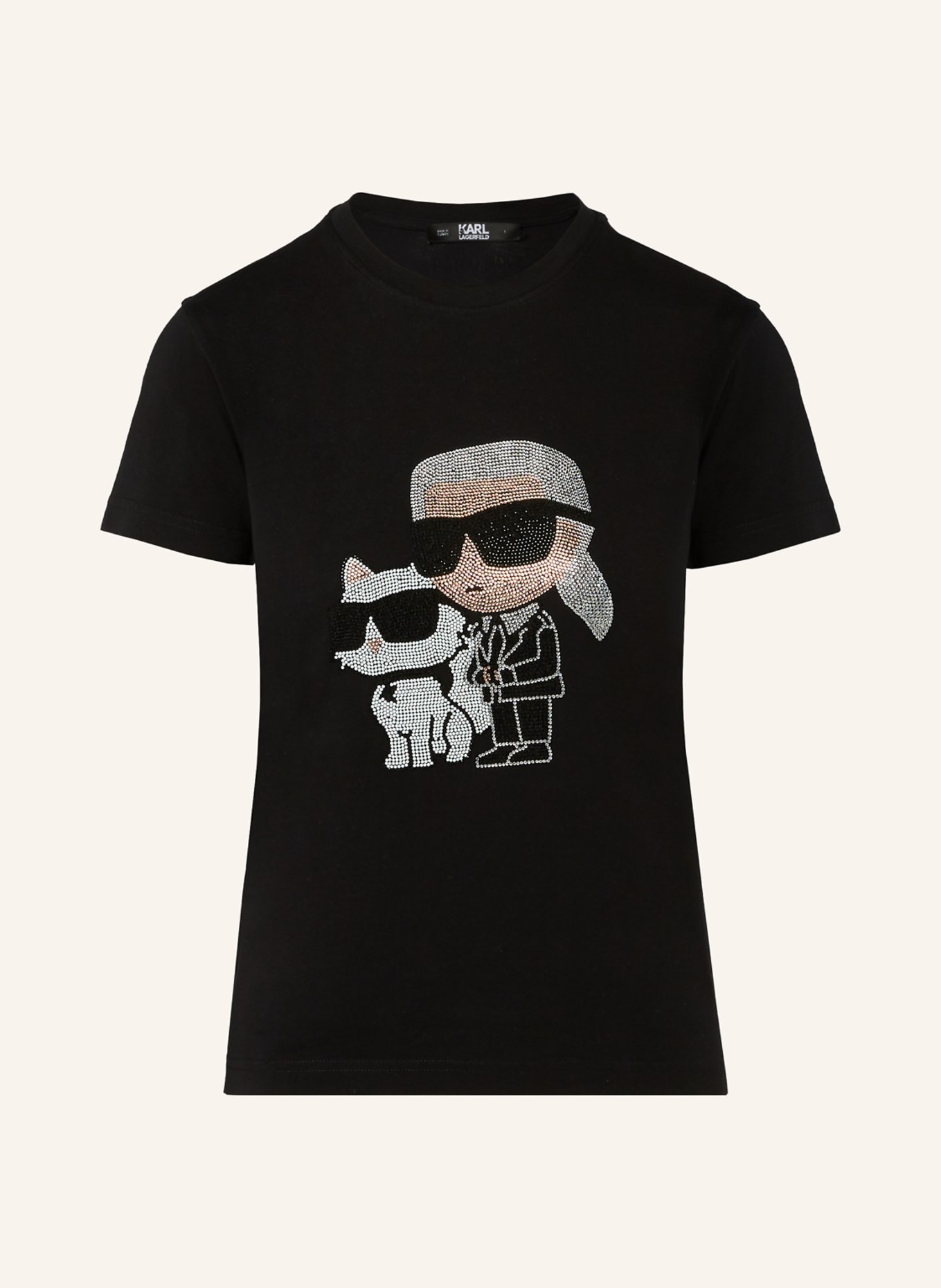 KARL LAGERFELD T-shirt, Farbe: SCHWARZ (Bild 1)