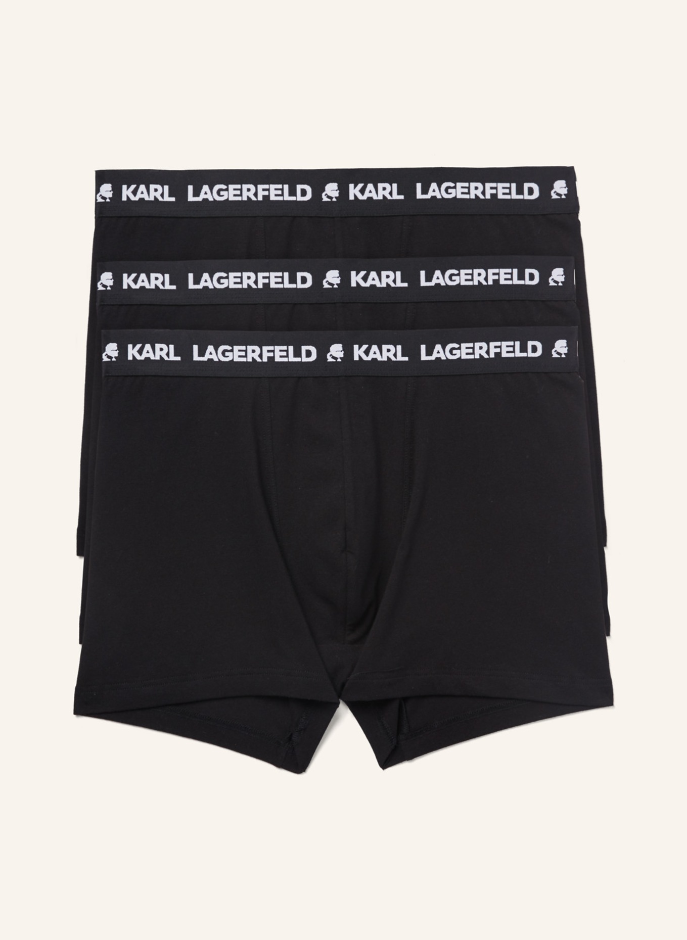 KARL LAGERFELD 3er Pack Boxershorts, Farbe: SCHWARZ (Bild 3)