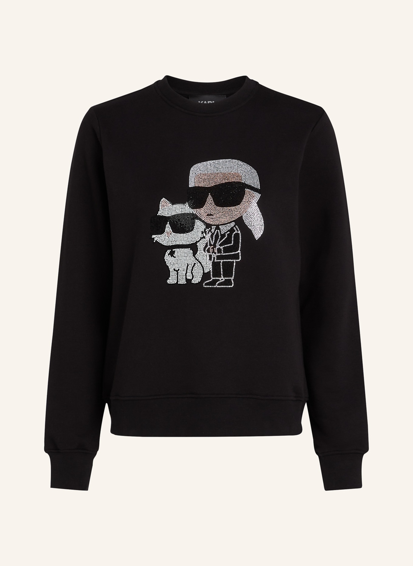 KARL LAGERFELD Sweatshirt, Farbe: SCHWARZ (Bild 1)