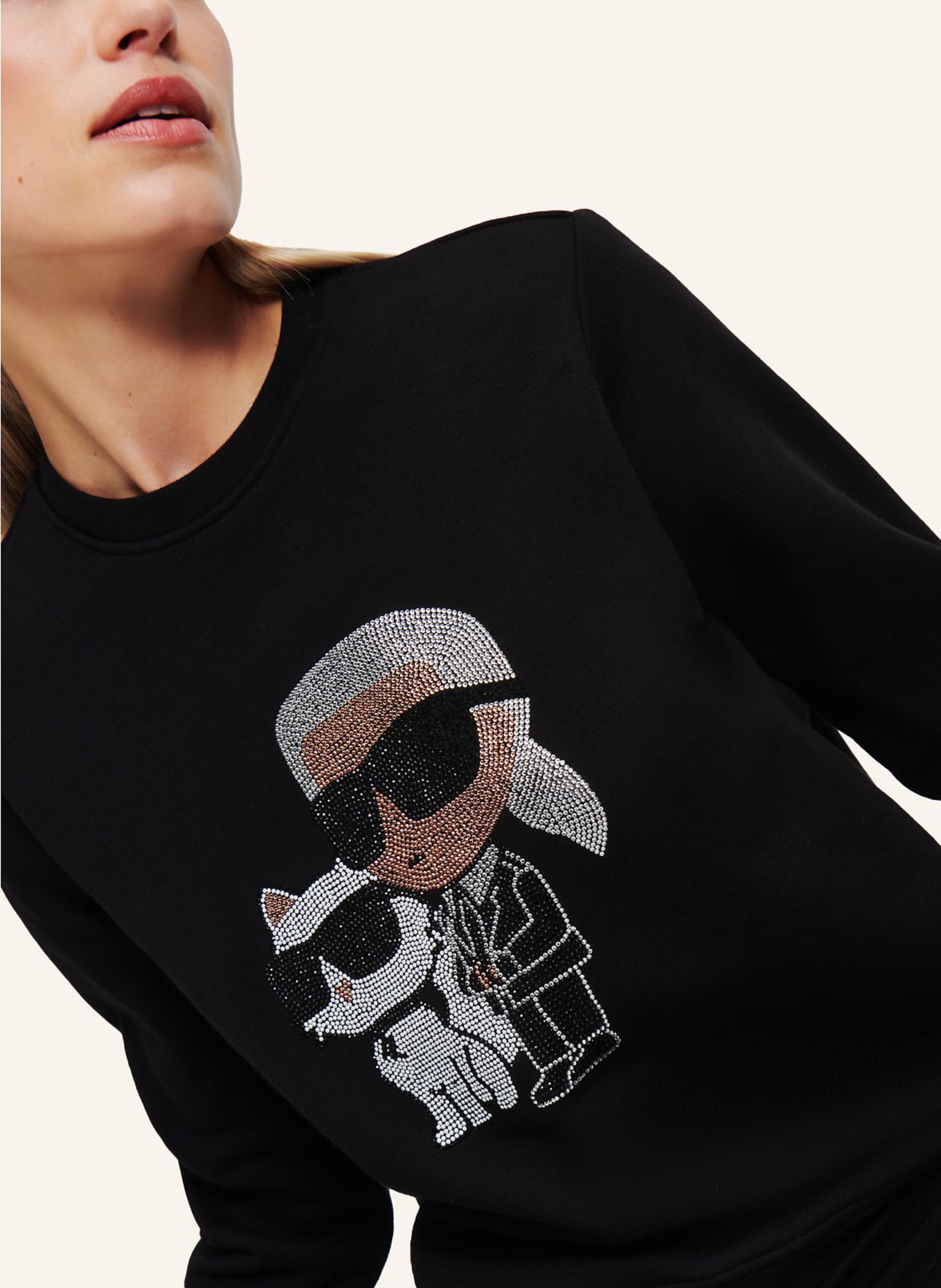 KARL LAGERFELD Sweatshirt, Farbe: SCHWARZ (Bild 4)