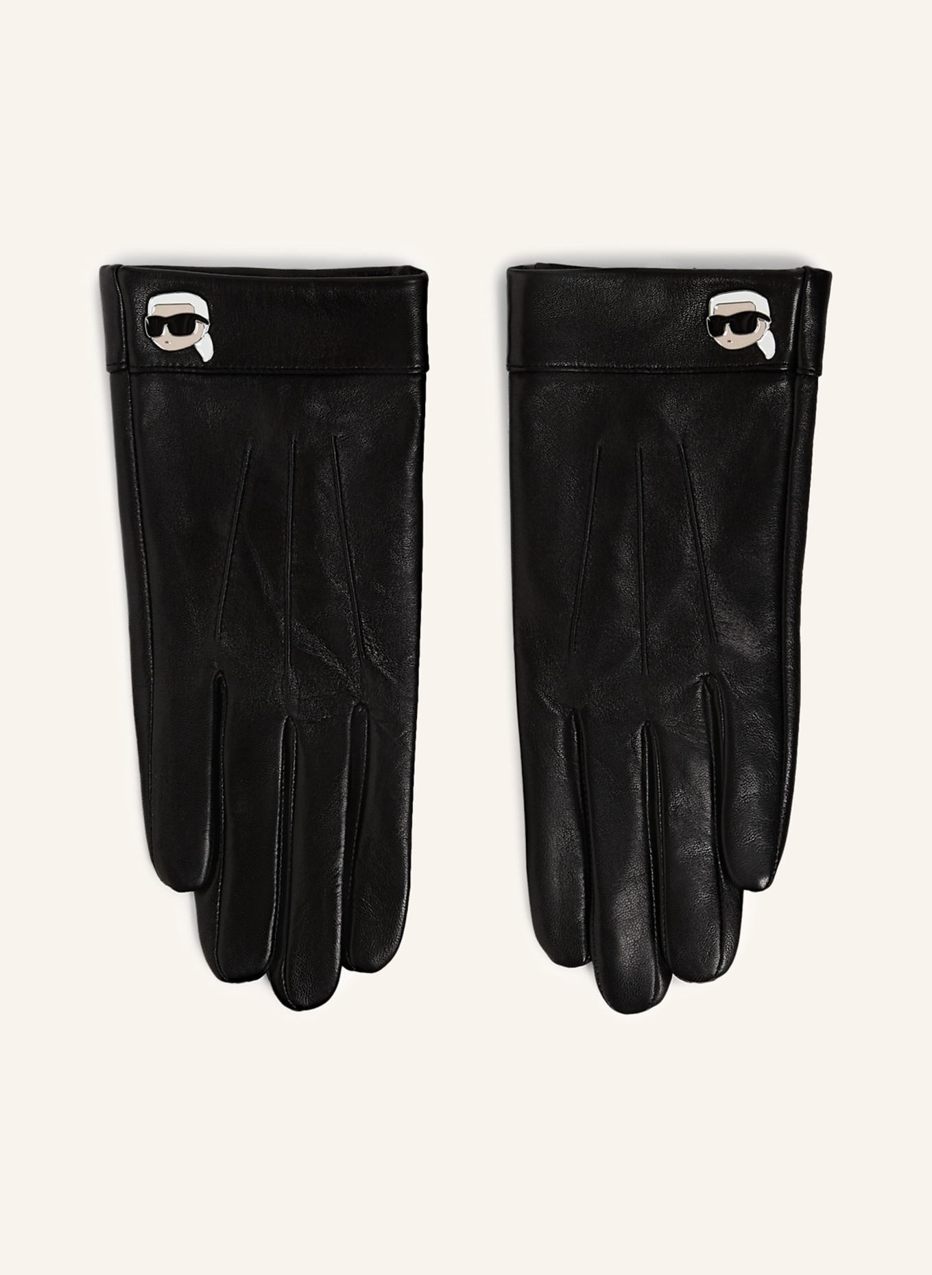 KARL LAGERFELD Handschuhe, Farbe: SCHWARZ (Bild 1)