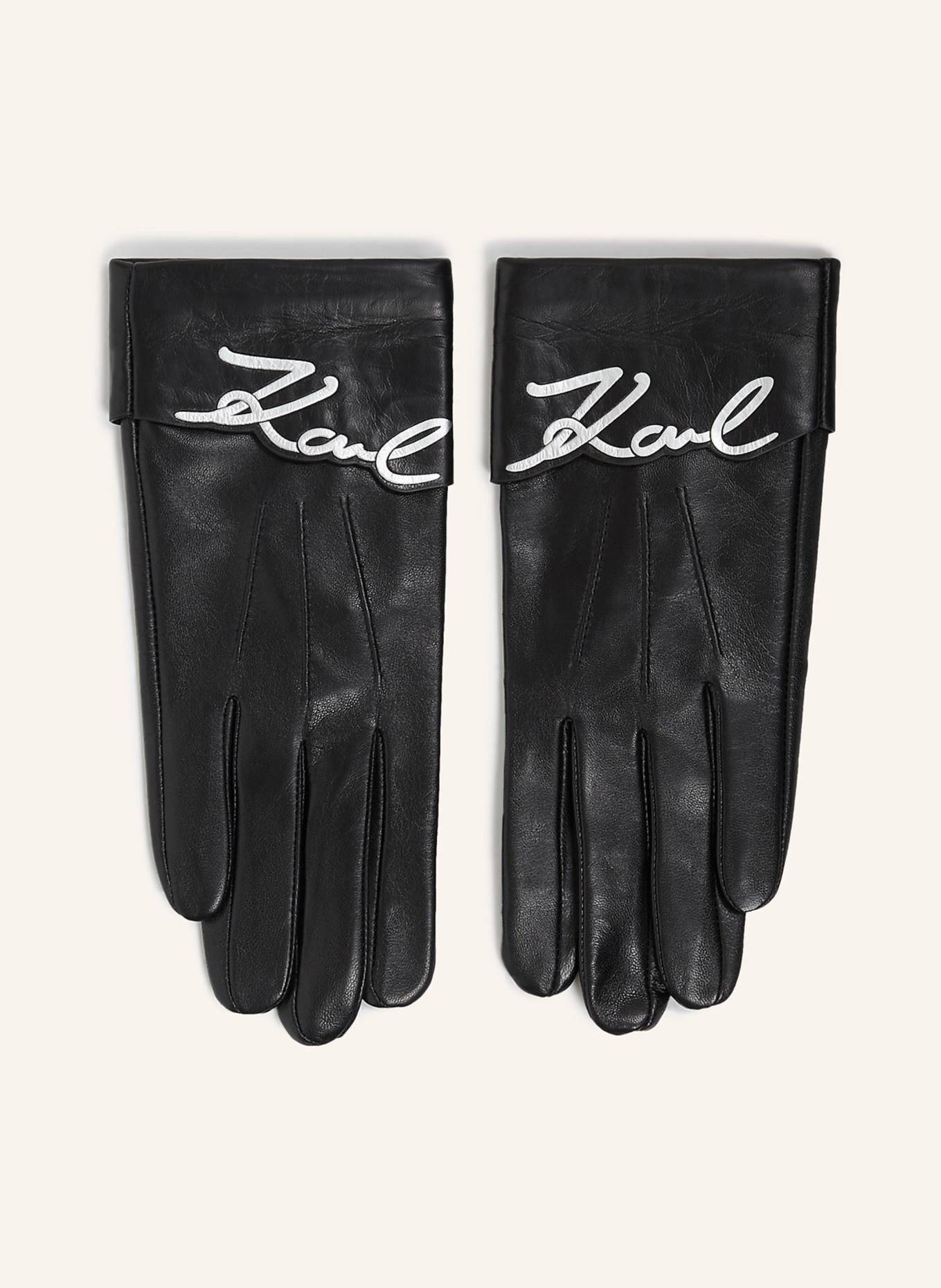 KARL LAGERFELD Handschuhe, Farbe: SCHWARZ (Bild 1)