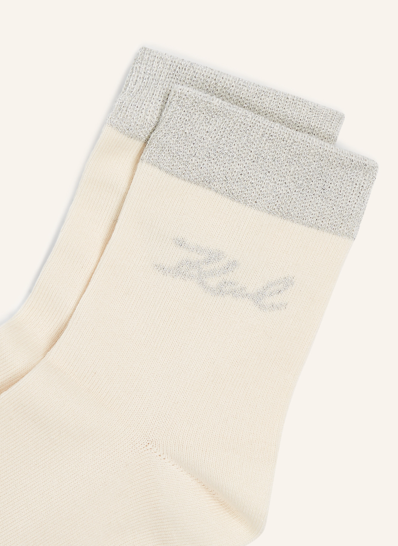 KARL LAGERFELD Socken, Farbe: SCHWARZ/ BEIGE (Bild 2)