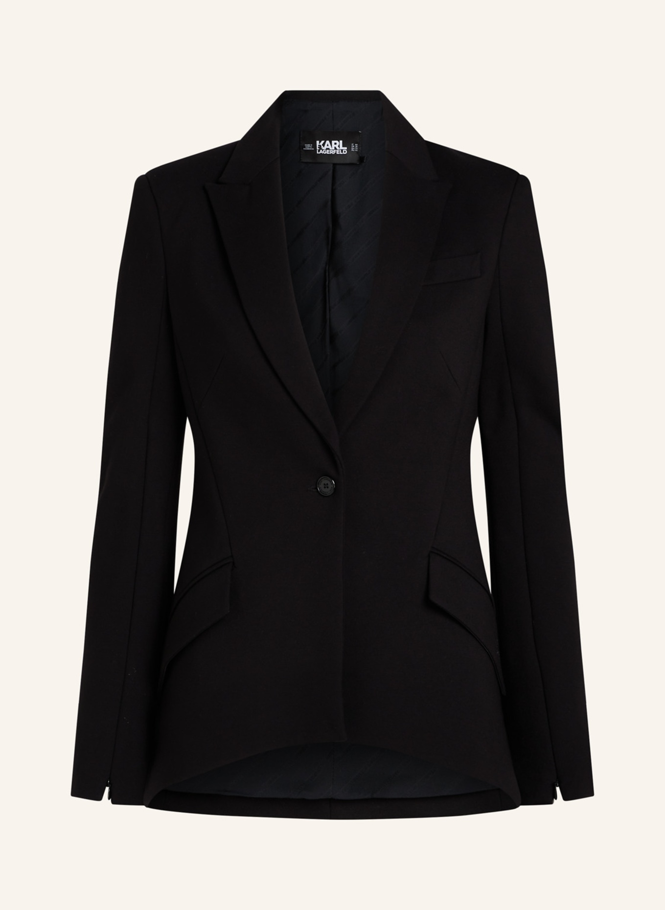 KARL LAGERFELD Blazer, Farbe: SCHWARZ (Bild 1)