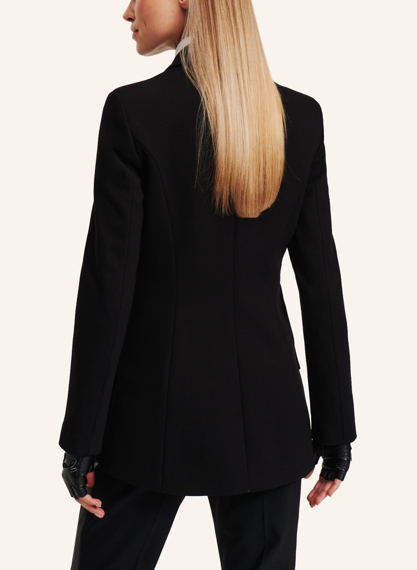 KARL LAGERFELD Blazer, Farbe: SCHWARZ (Bild 2)