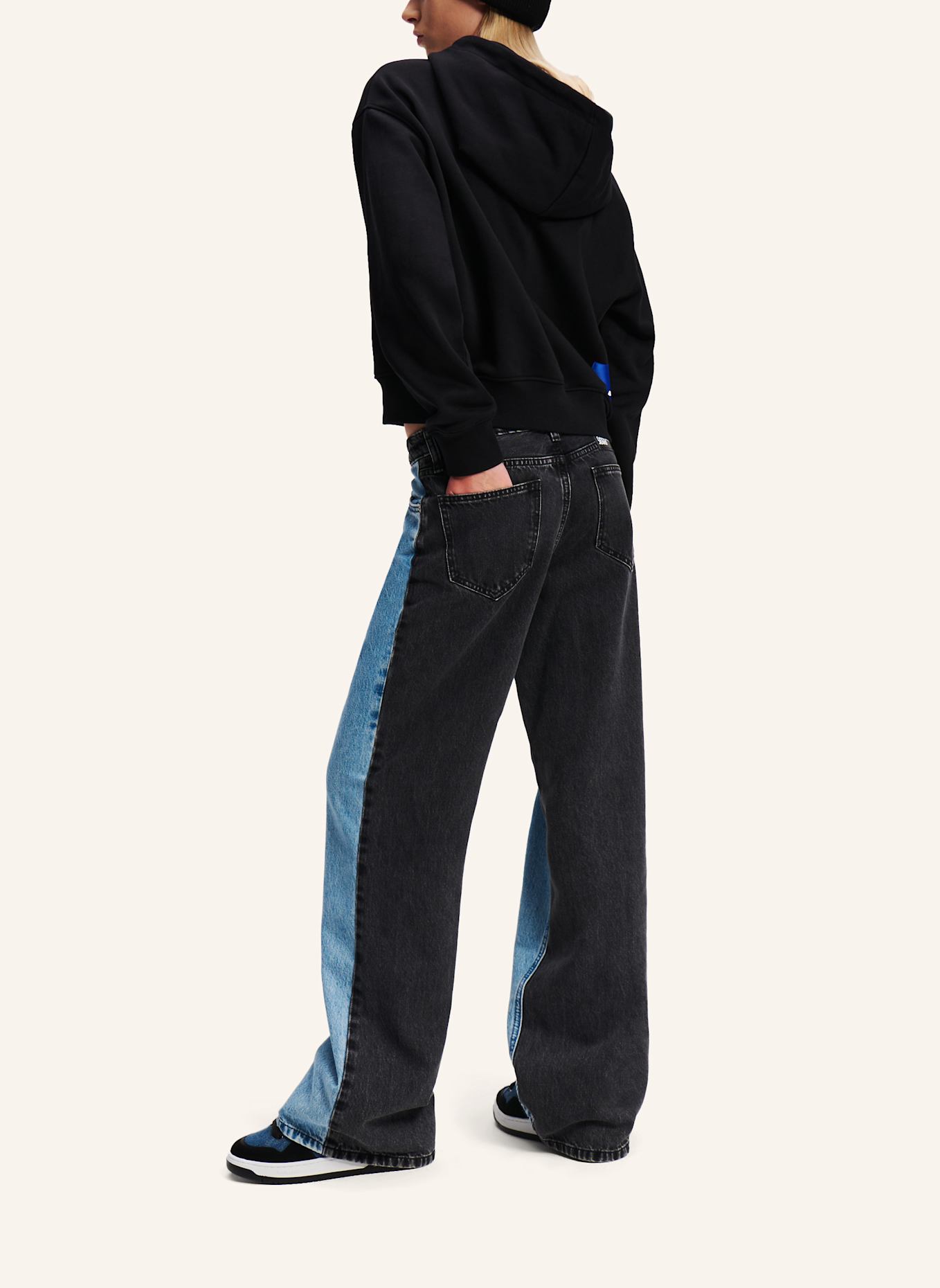 KARL LAGERFELD JEANS Jeans, Farbe: SCHWARZ/ HELLBLAU (Bild 2)