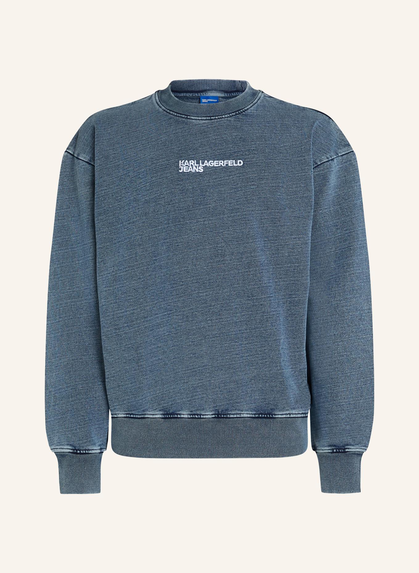 KARL LAGERFELD JEANS Sweatshirt, Farbe: BLAU (Bild 1)