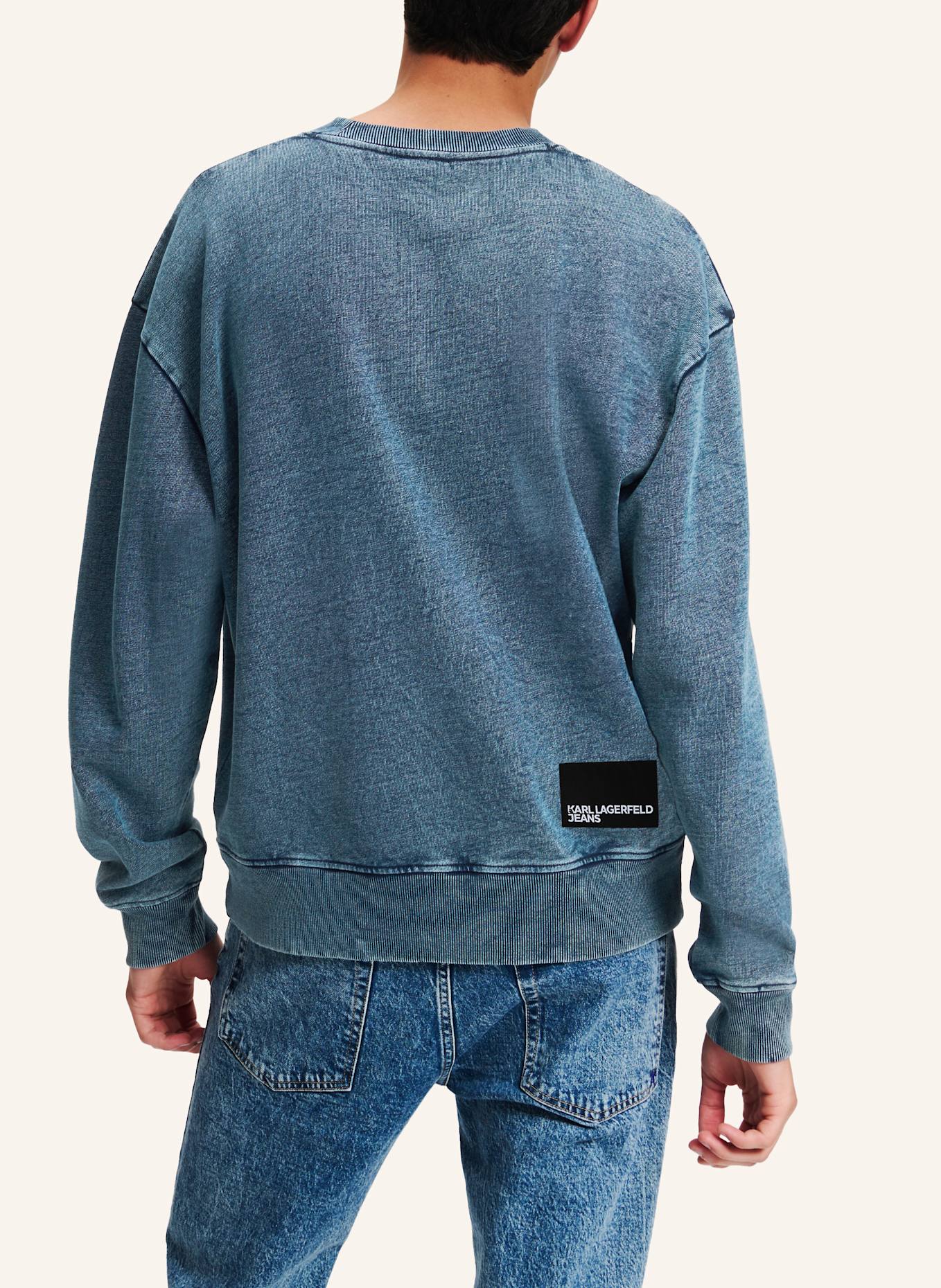 KARL LAGERFELD JEANS Sweatshirt, Farbe: BLAU (Bild 2)