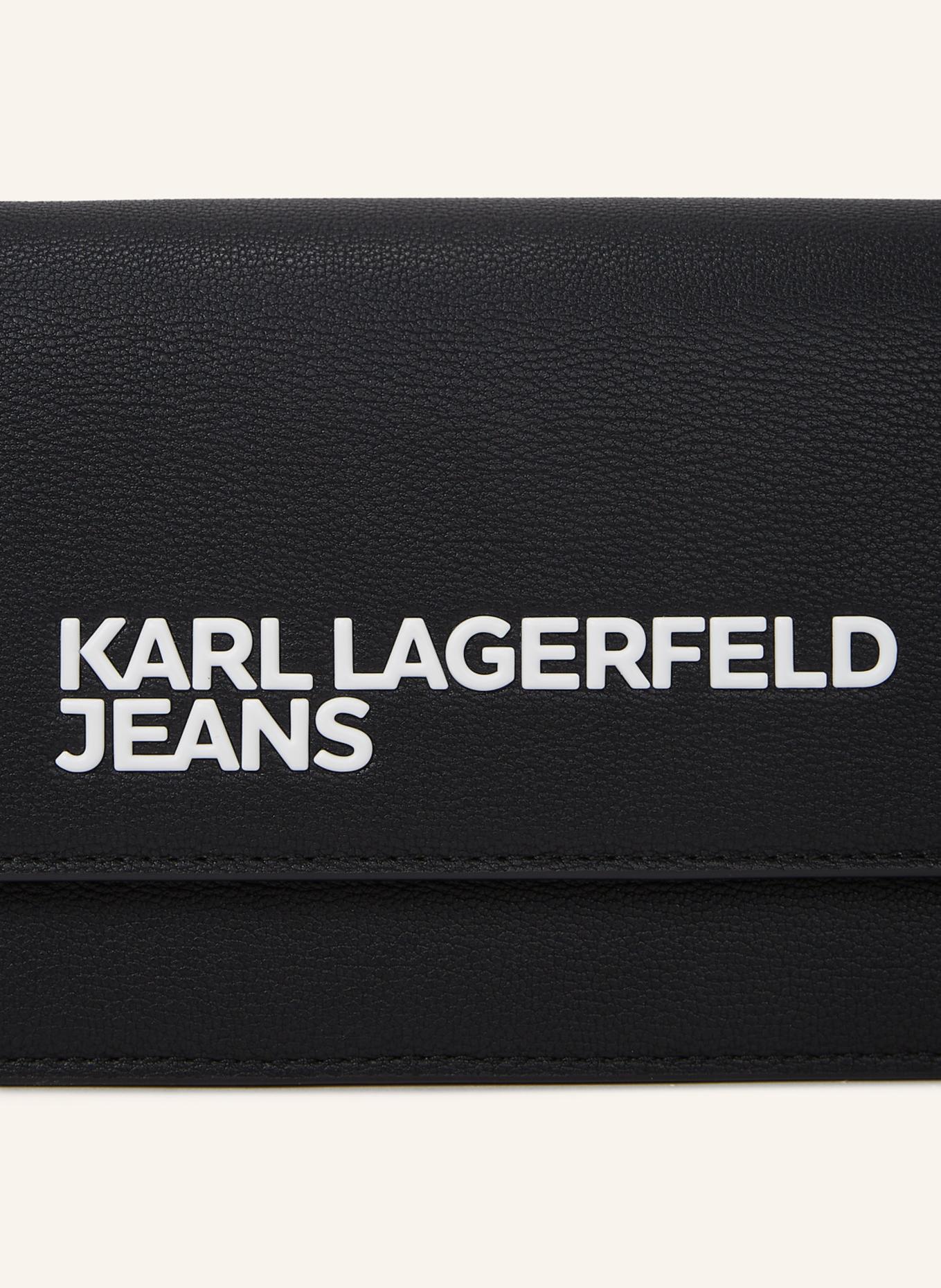 KARL LAGERFELD JEANS Umhängetasche, Farbe: SCHWARZ (Bild 4)