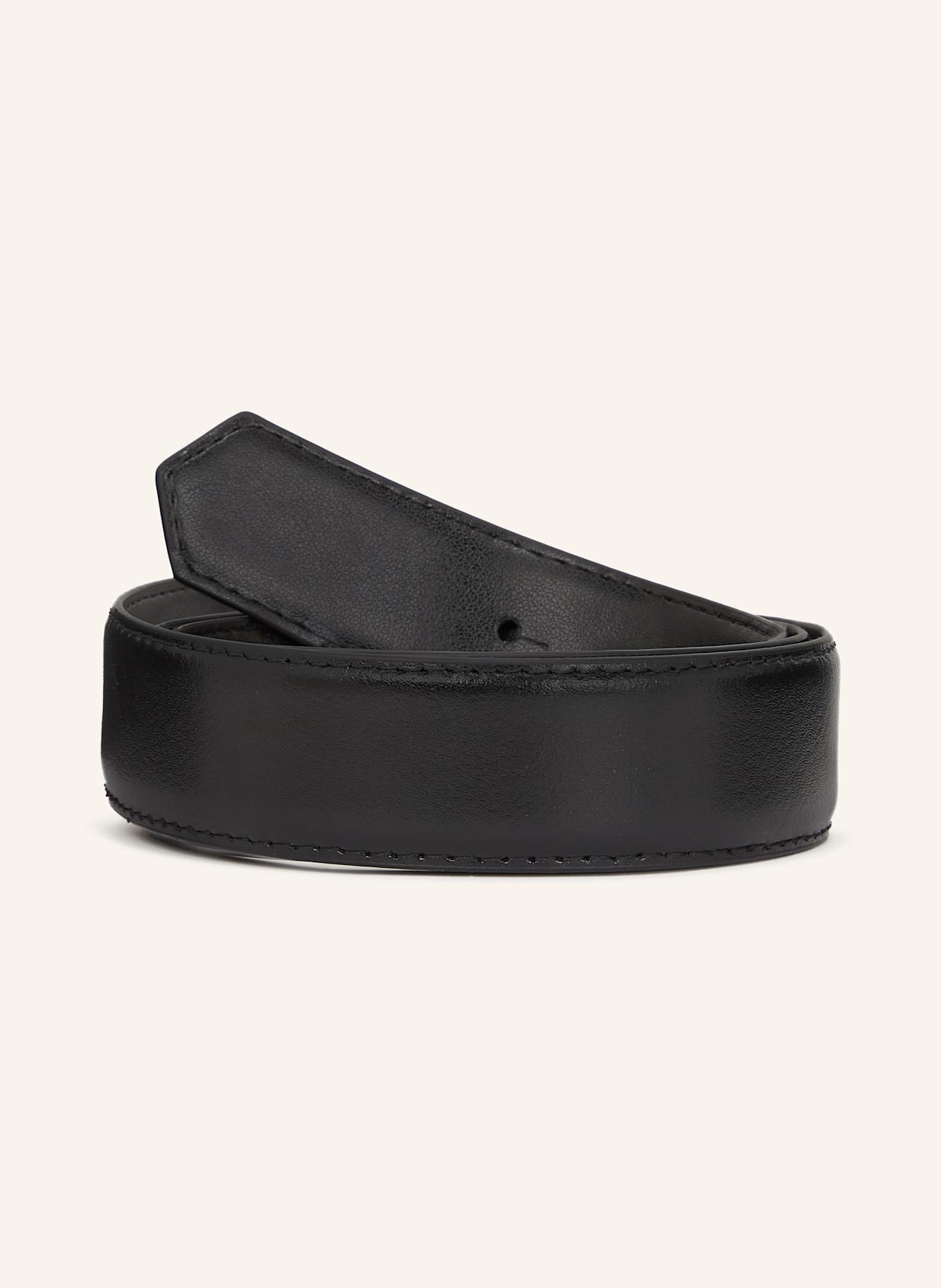 KARL LAGERFELD K/AUTOGRAPH MEDIUM BELT, Farbe: SCHWARZ/ GOLD (Bild 2)