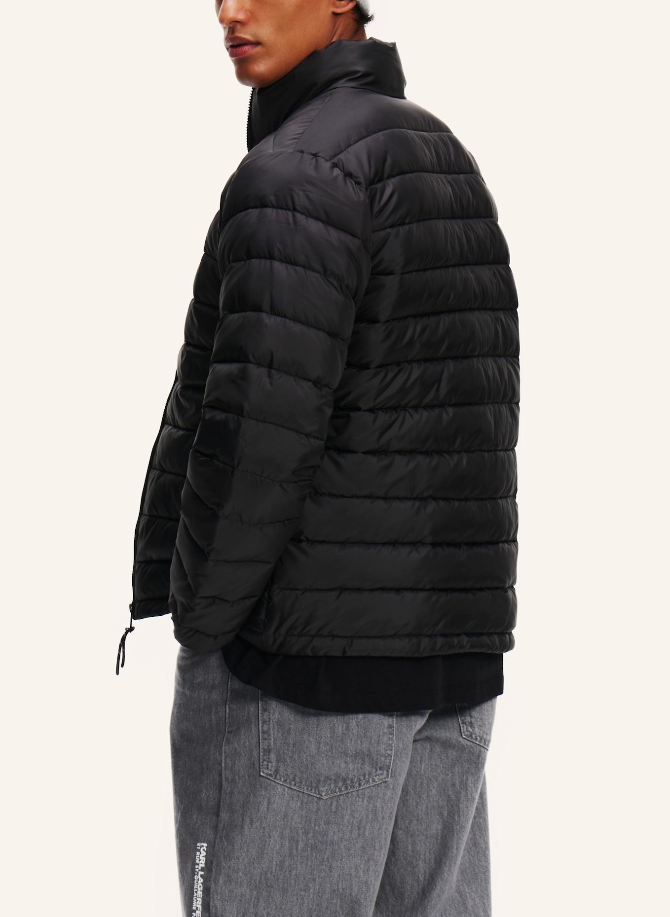 KARL LAGERFELD Jacke: SCHWARZ