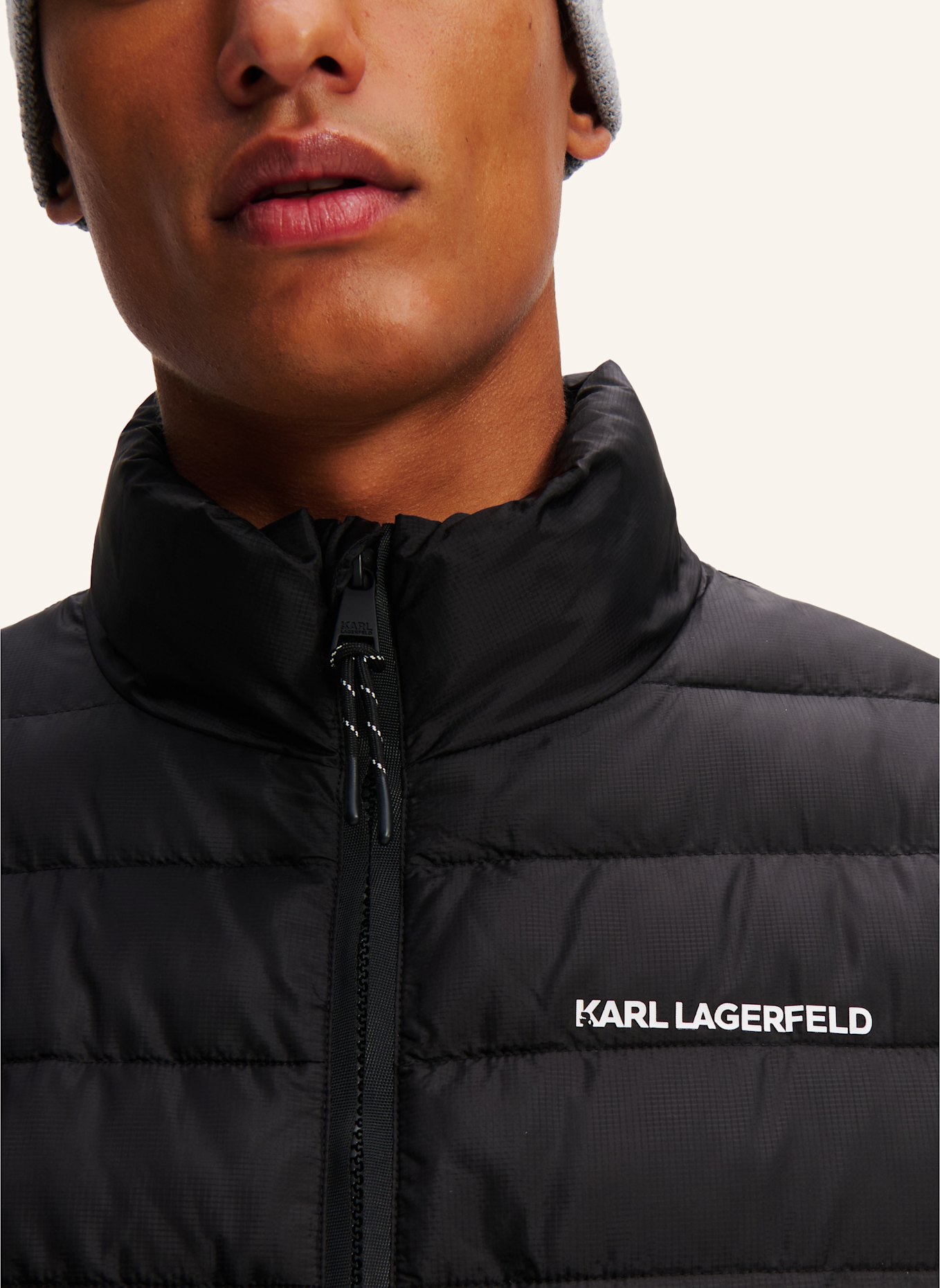 KARL LAGERFELD Jacke: SCHWARZ