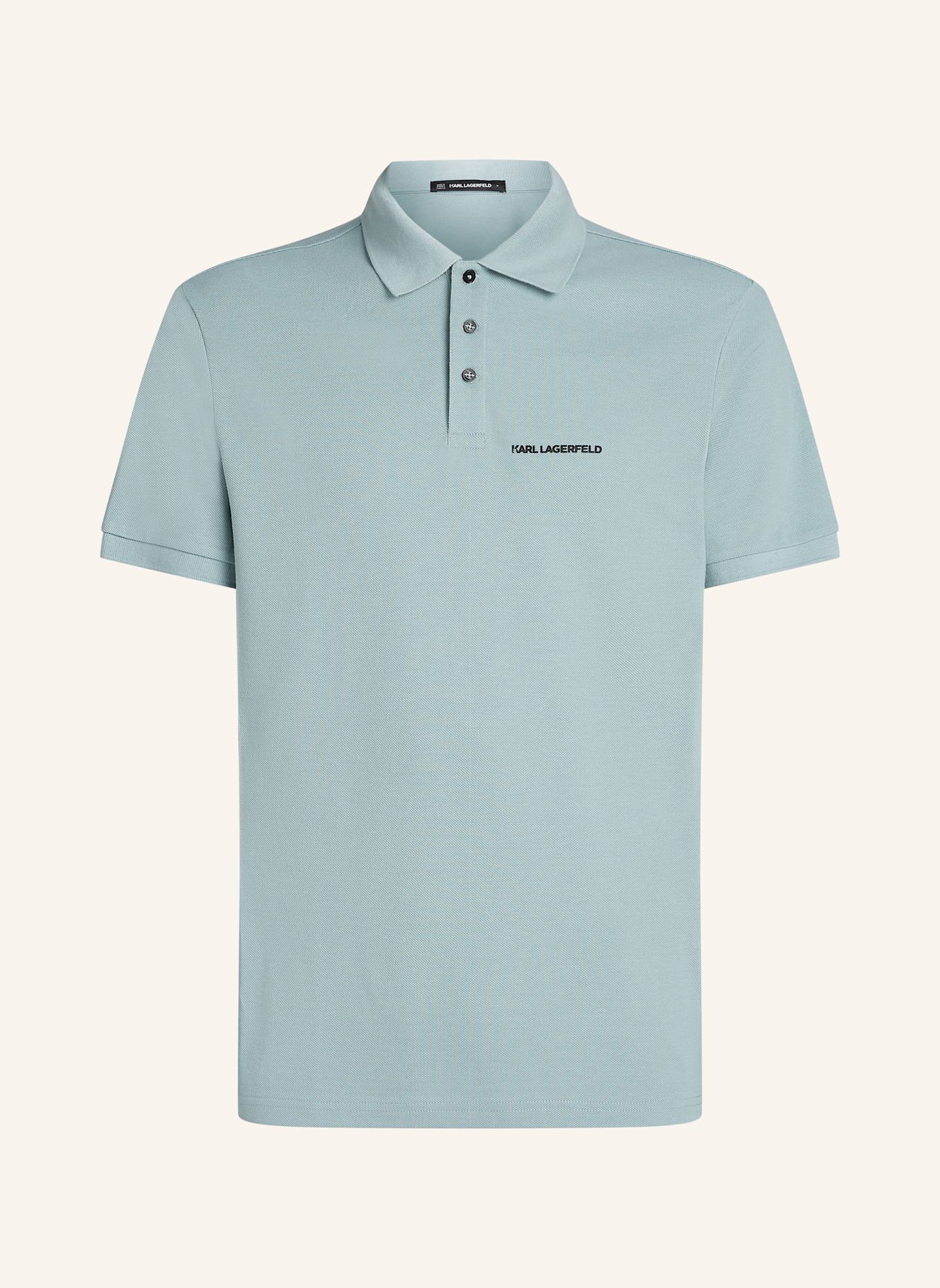 KARL LAGERFELD POLOSHIRT MIT KARL-LOGO, Farbe: BLAU (Bild 1)