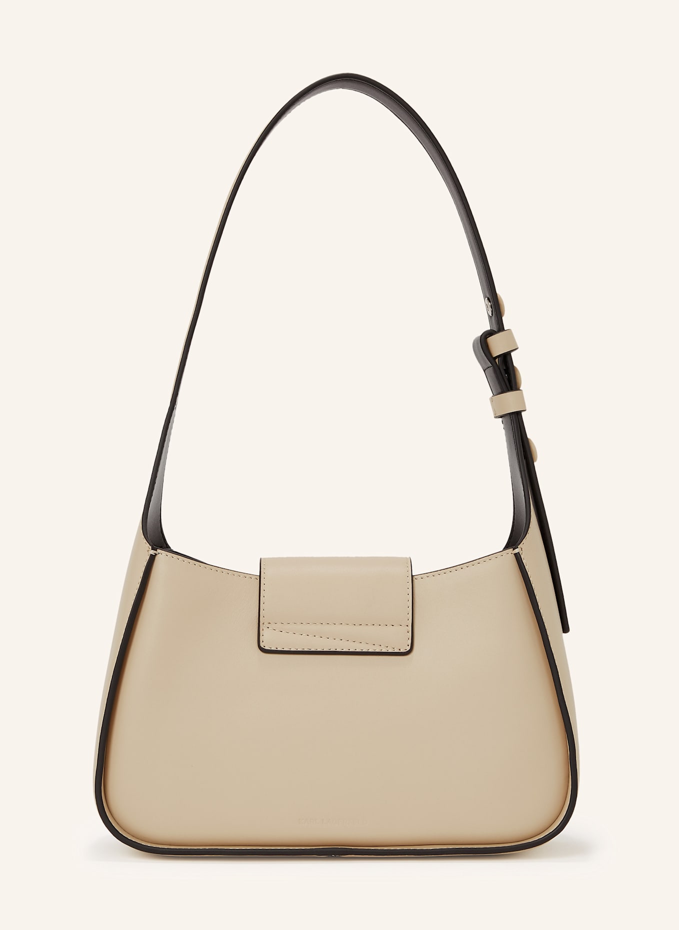 KARL LAGERFELD K/SIGNATURE KLEINE SCHULTERTASCHE, Farbe: BEIGE (Bild 2)