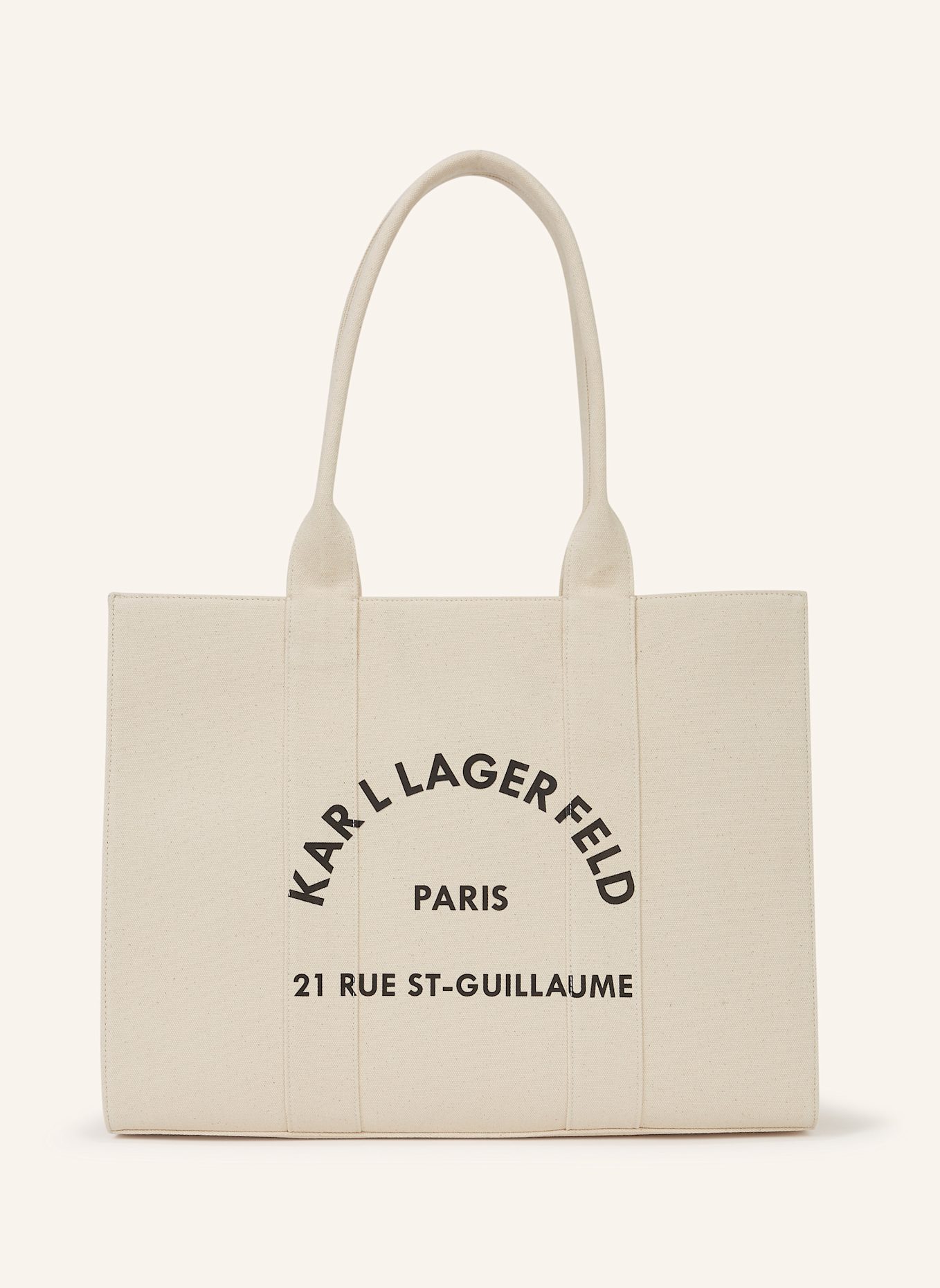 KARL LAGERFELD RUE ST-GUILLAUME GROSSER SHOPPER, Farbe: BEIGE (Bild 1)