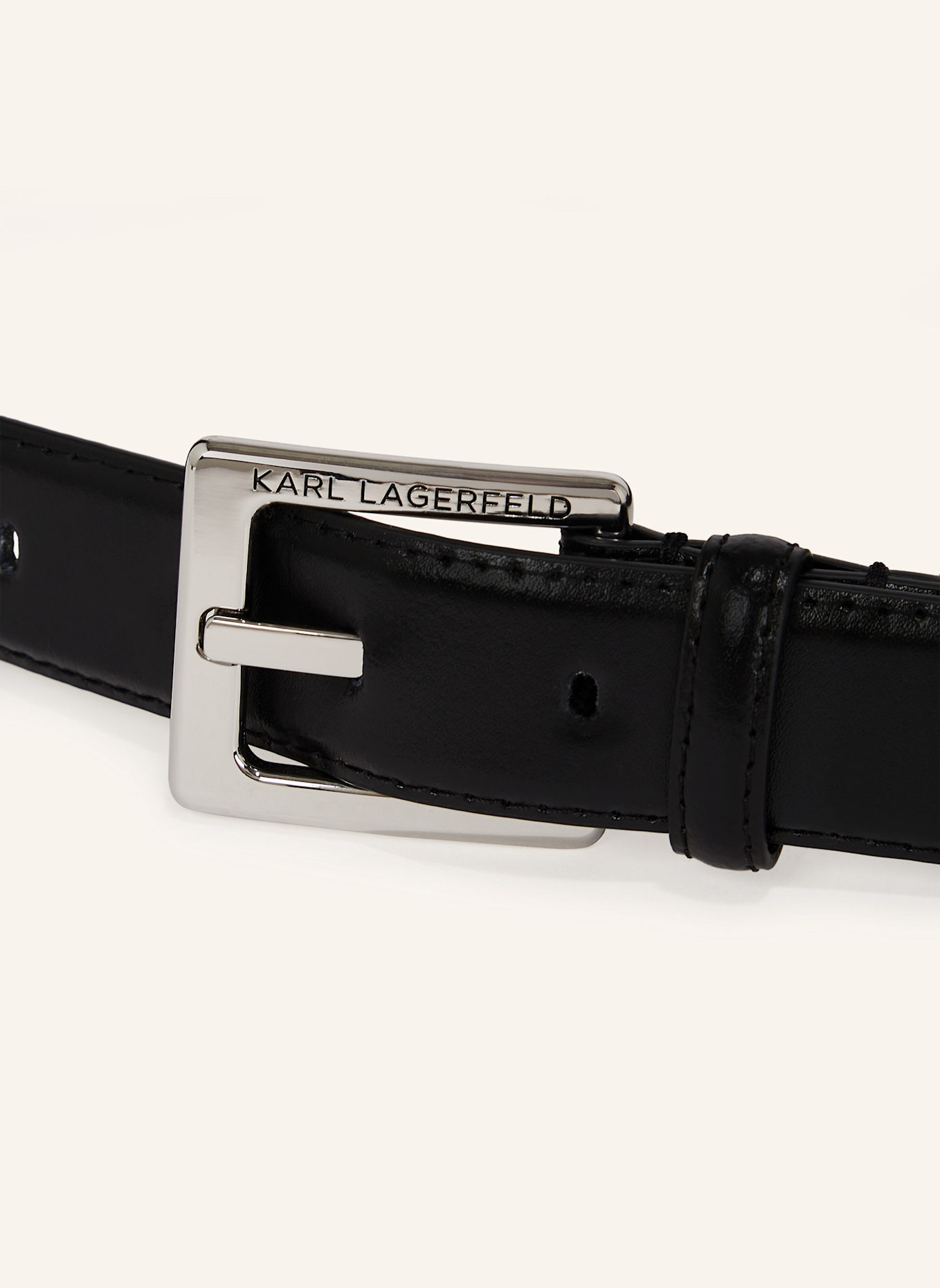 KARL LAGERFELD K/ESSENTIAL BELT, Farbe: SCHWARZ (Bild 3)