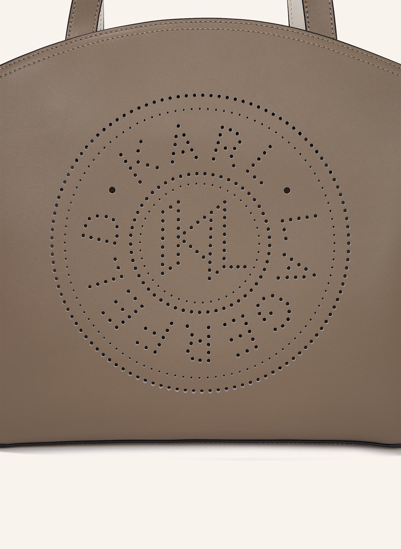 KARL LAGERFELD K/CIRCLE GROSSE TOTE-BAG MIT LOCHMUSTER, Farbe: SCHWARZ (Bild 4)