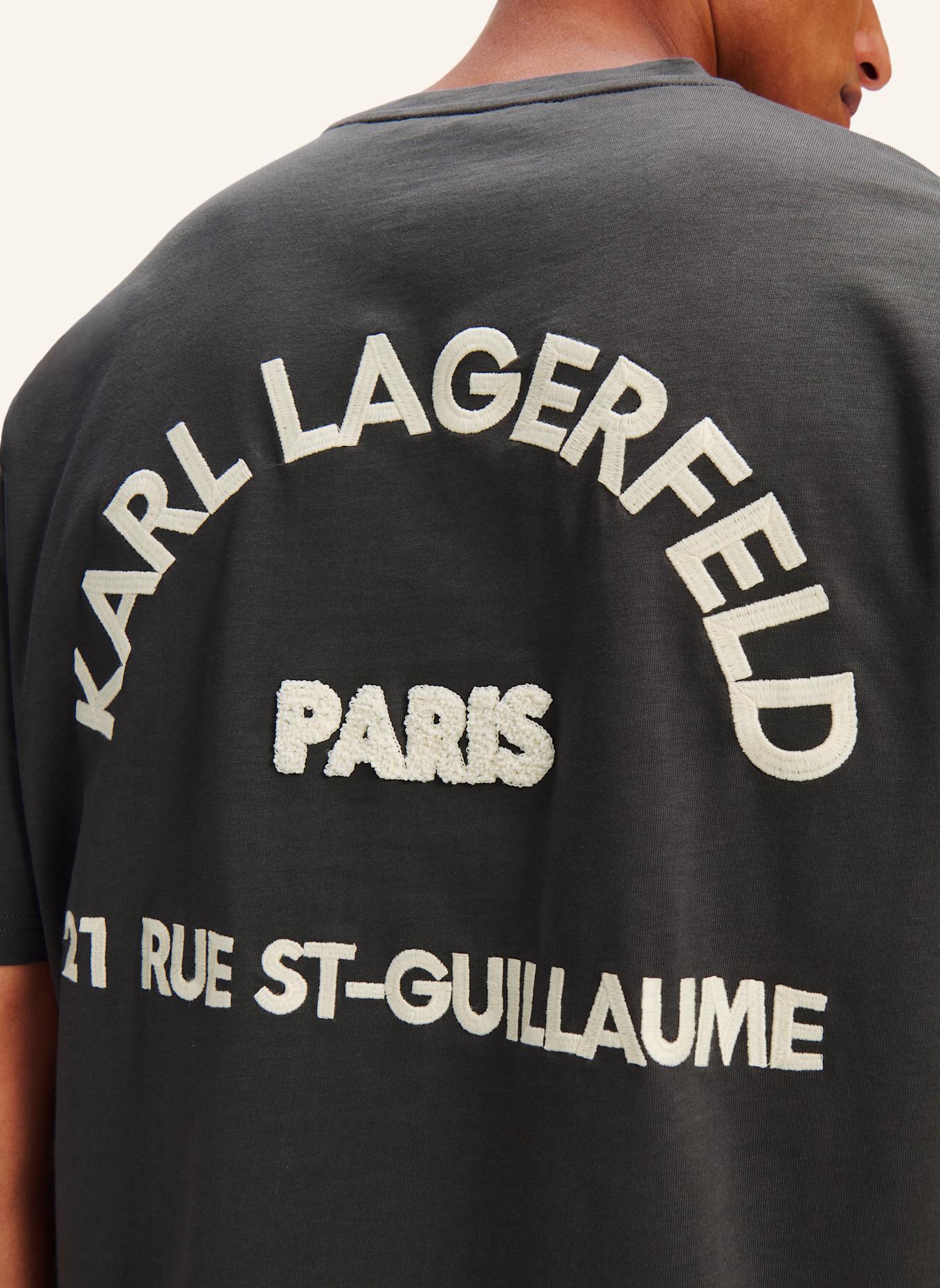 KARL LAGERFELD RUE ST-GUILLAUME-T-SHIRT, Farbe: GRAU (Bild 4)