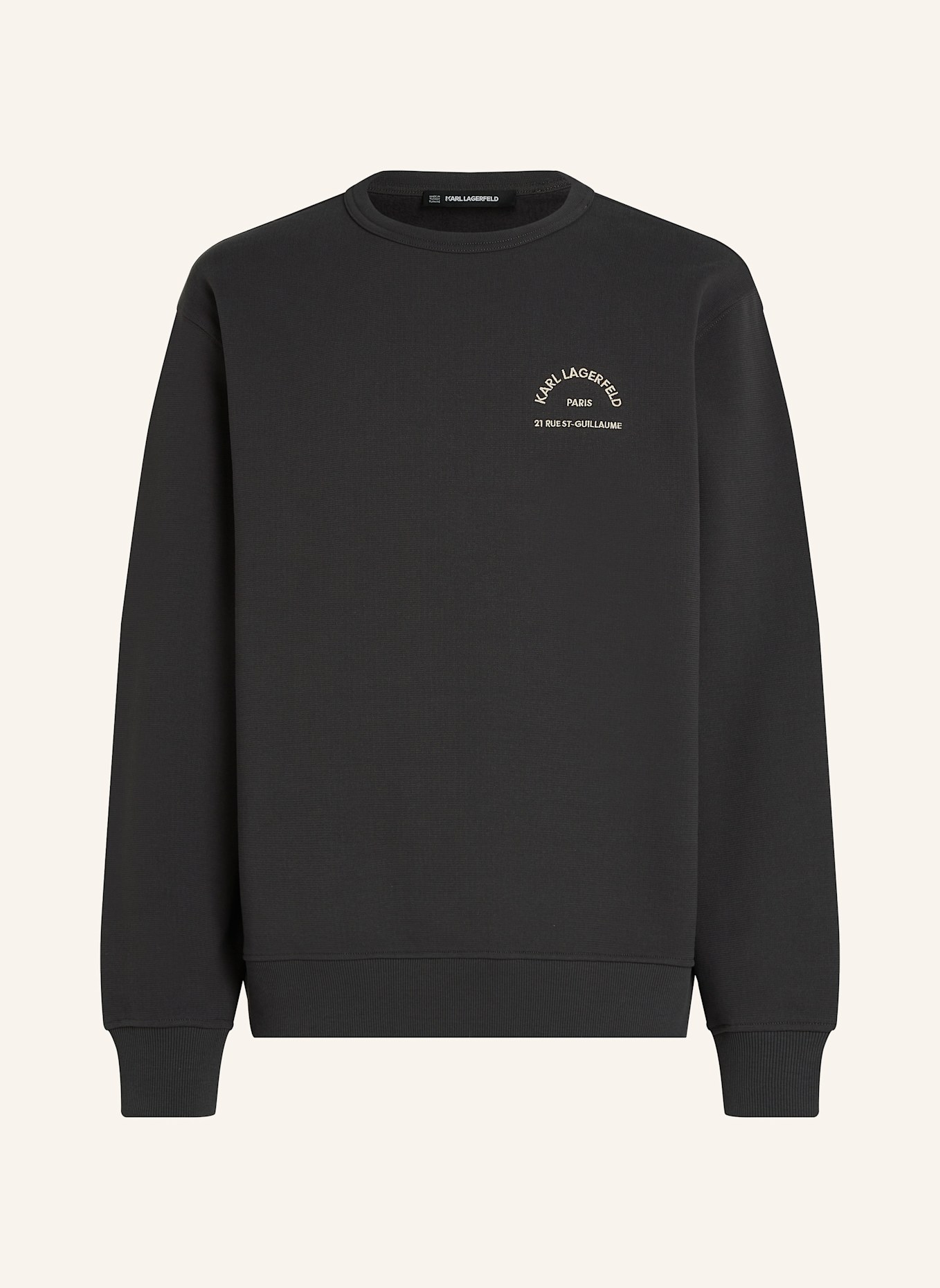 KARL LAGERFELD RUE ST-GUILLAUME SWEATSHIRT, Farbe: GRAU (Bild 1)