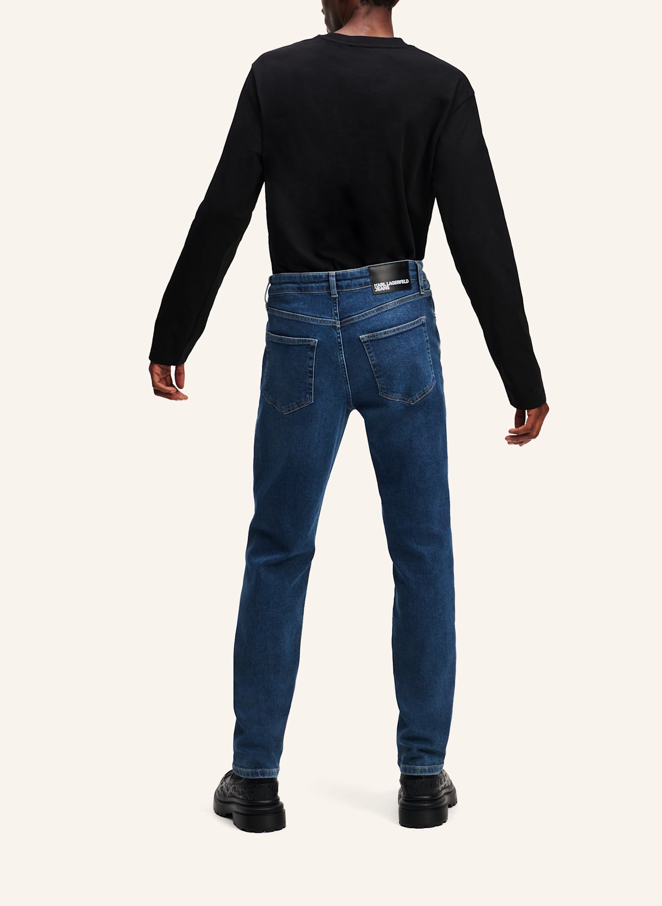 KARL LAGERFELD JEANS SLIM JEANS, Farbe: BLAU (Bild 2)