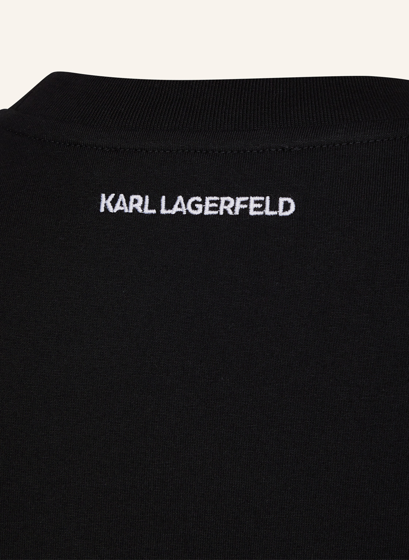 KARL LAGERFELD T-shirt: SCHWARZ