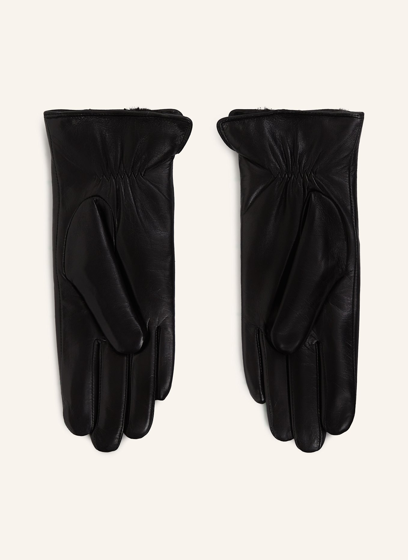 KARL LAGERFELD K/AUTOGRAPH LEATHER GLOVES, Farbe: SCHWARZ (Bild 2)