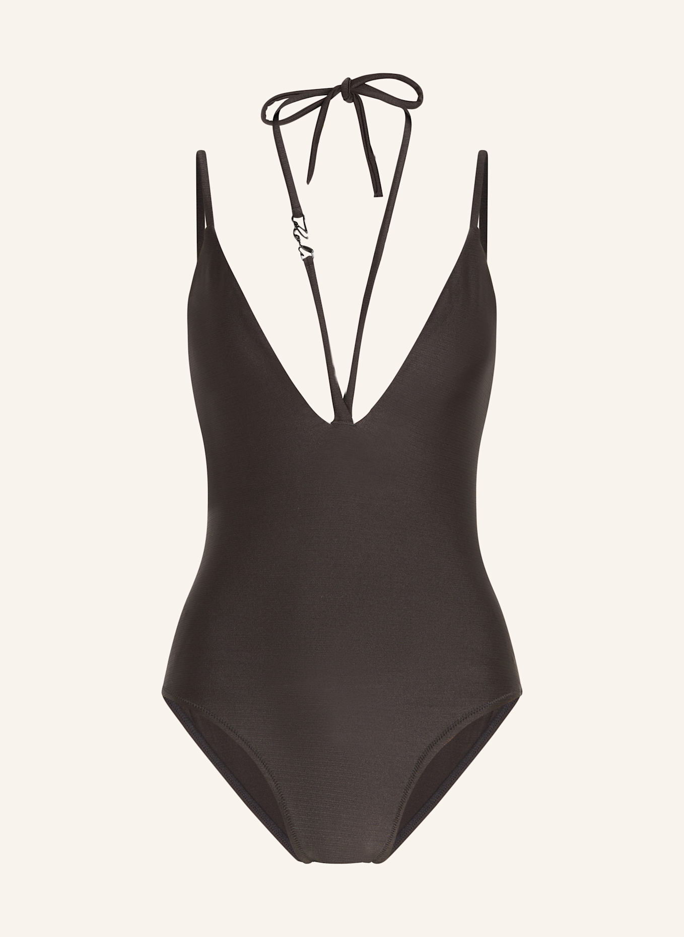 KARL LAGERFELD K/SIGNATURE MULTI-STRAP SWIMSUIT, Farbe: DUNKELGRAU (Bild 1)