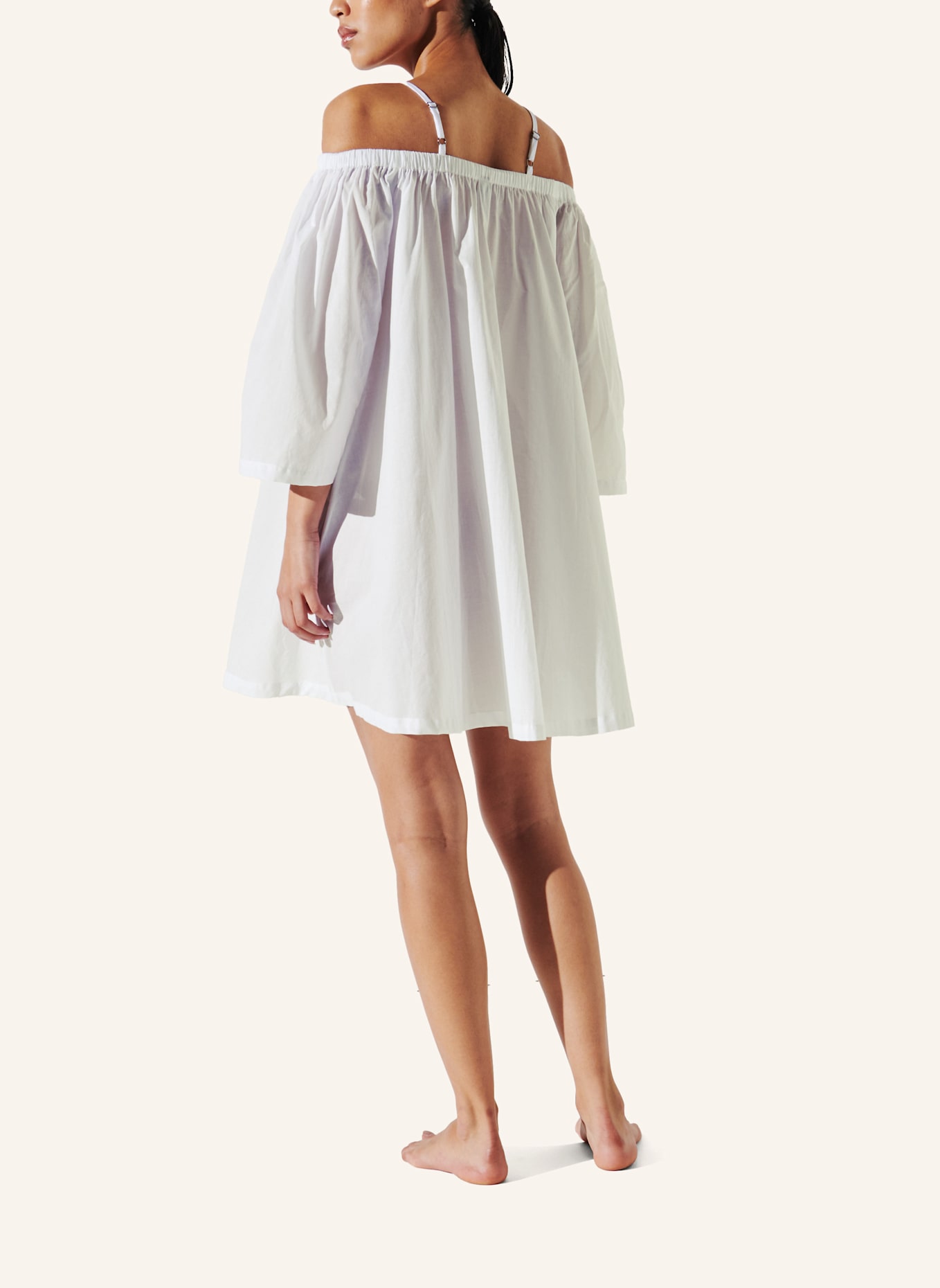 KARL LAGERFELD Strandkleid: WEISS