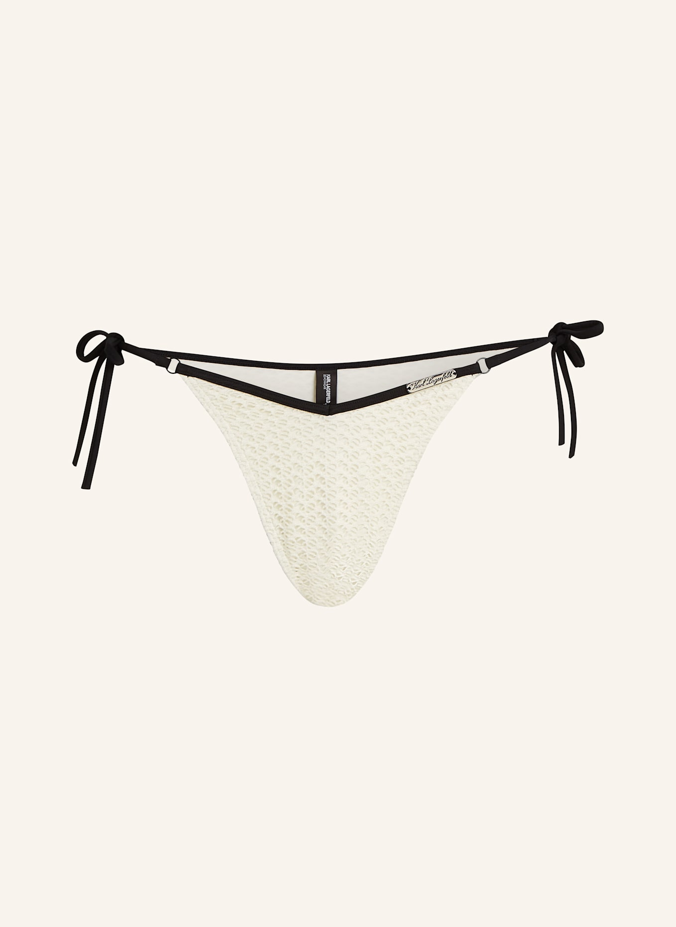 KARL LAGERFELD HOTEL KARL CROCHET BIKINI BOTTOMS, Farbe: BEIGE (Bild 1)